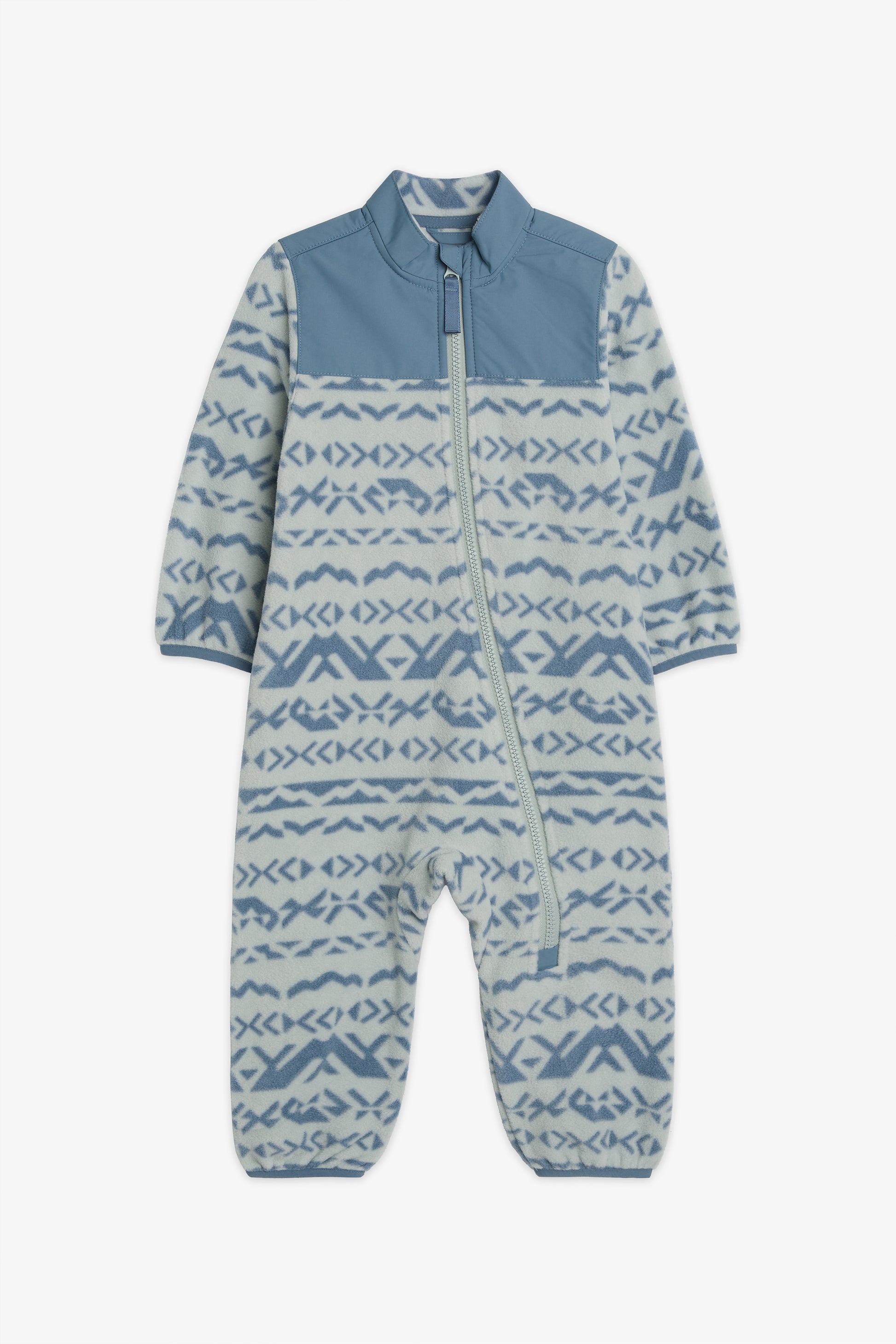 Combinaison en polar 1 pièce - Bébé garçon && BLEU ACIER