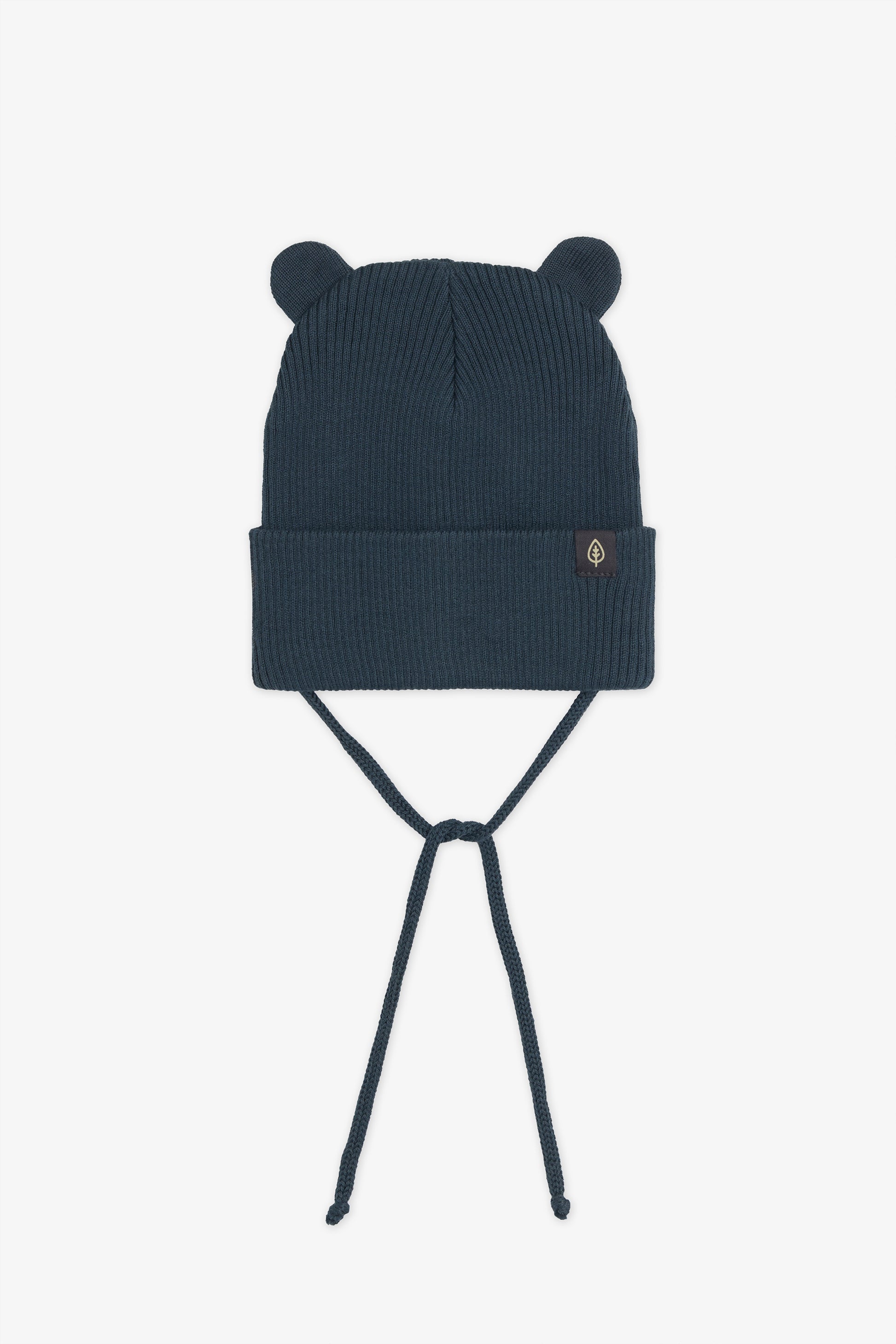 Tuque en tricot avec oreilles - Bébé garçon && BLEU FONCE