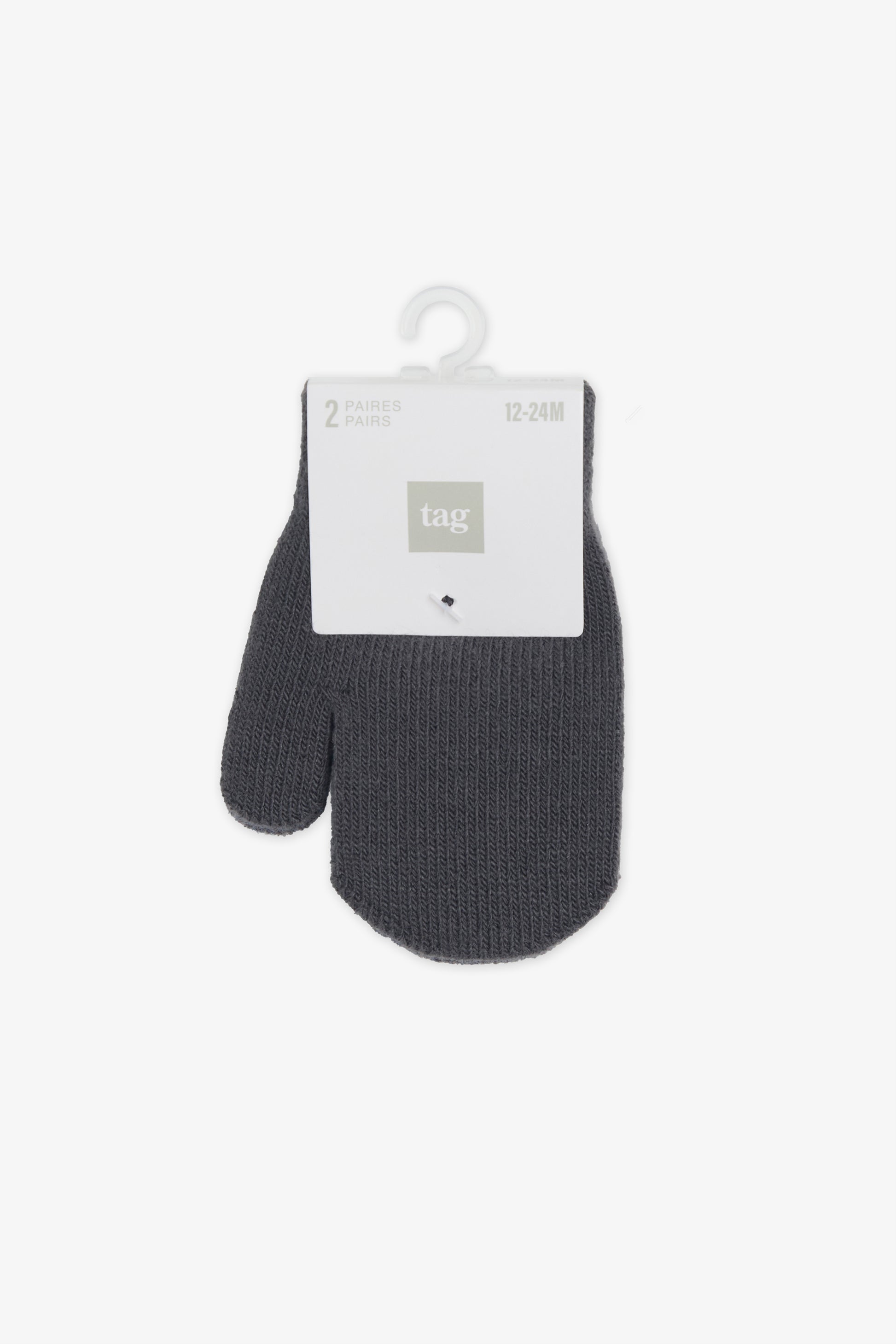 Pack de 2 mitaines en tricot - Enfant garçon - Aubainerie