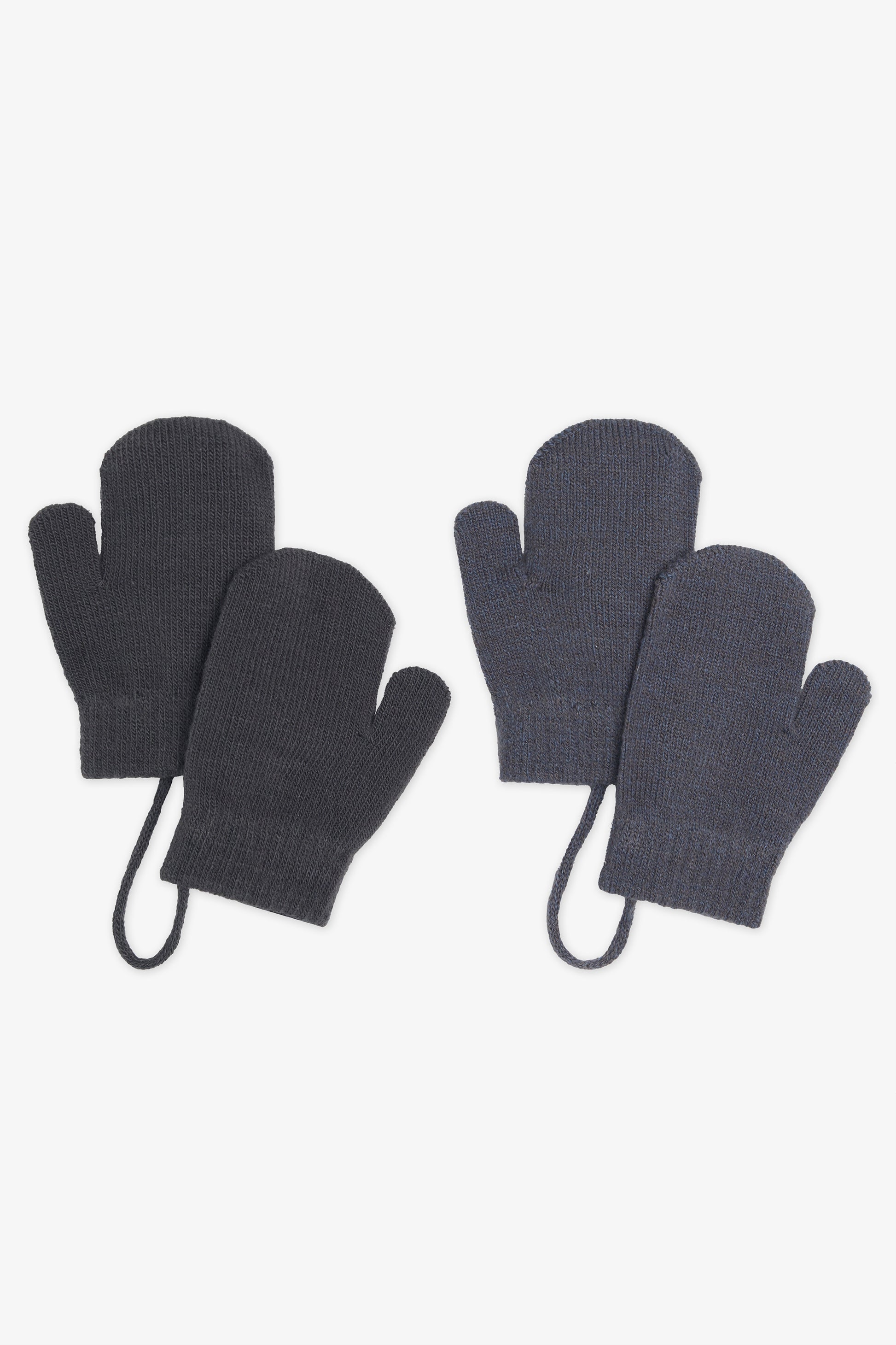 Pack de 2 mitaines en tricot - Enfant garçon - Aubainerie