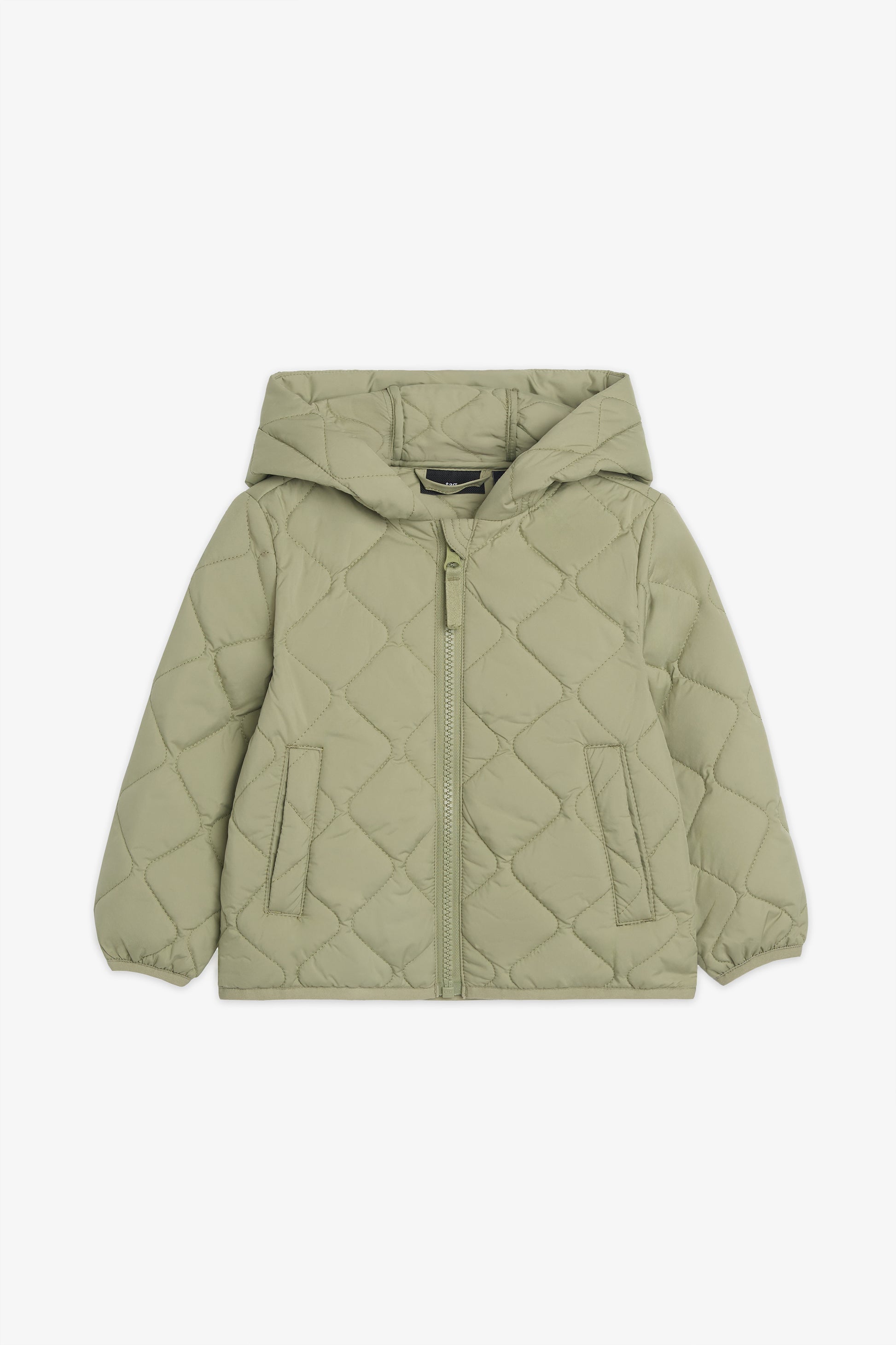Manteau matelassé ultra-léger - Bébé garçon && KAKI
