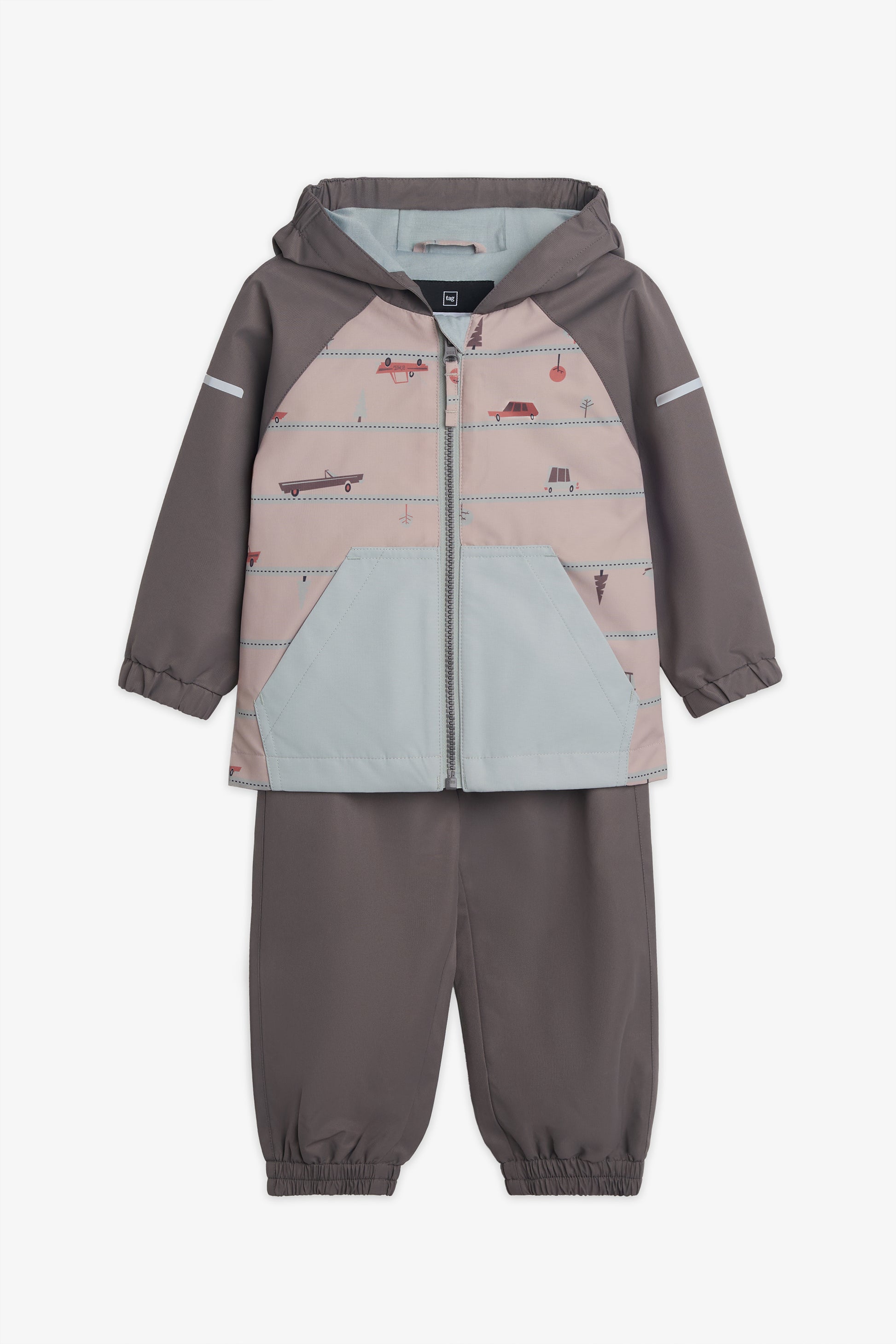 Ensemble 2 pièces colorblock - Bébé garçon && GRIS MULTI