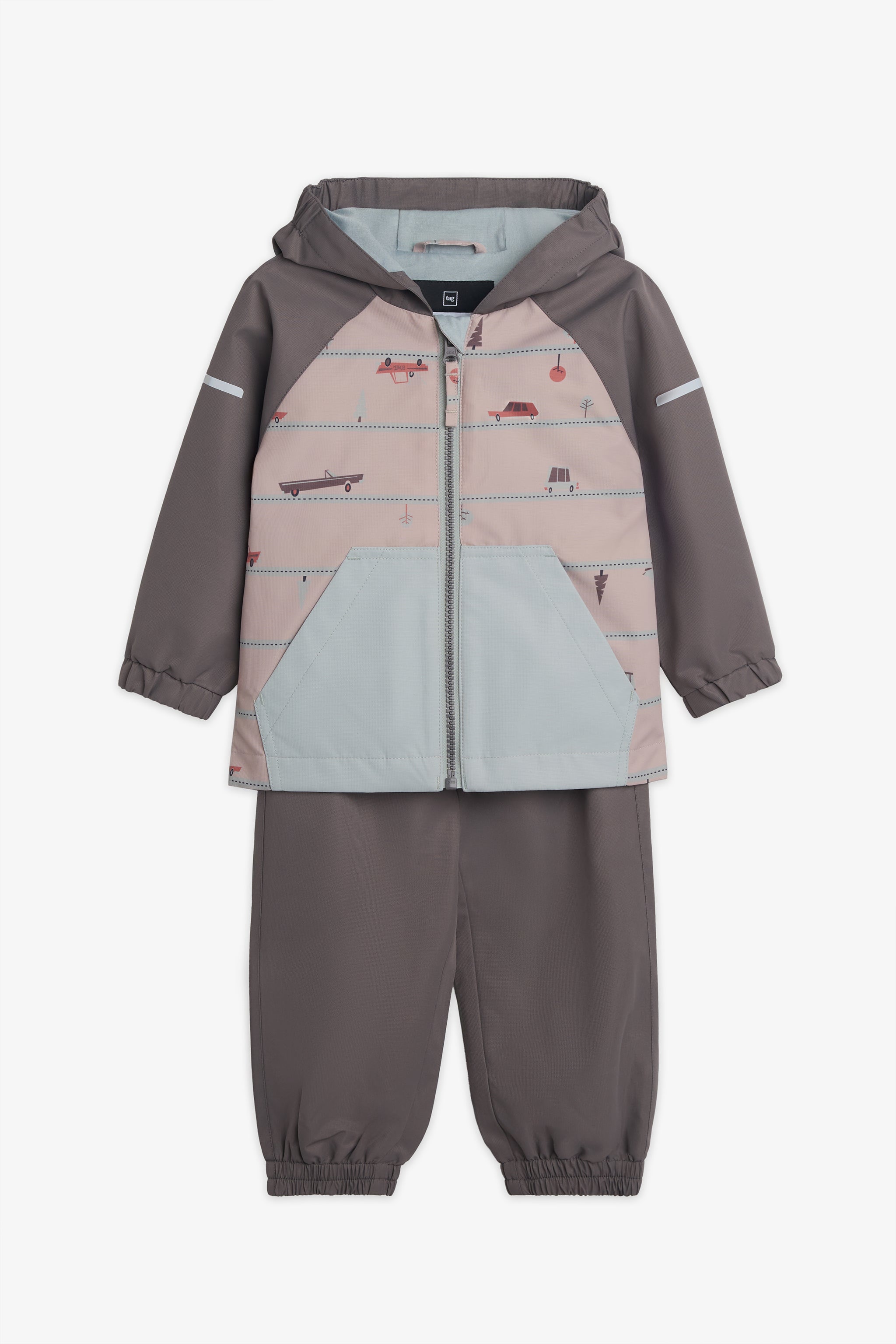 Ensemble 2 pièces colorblock - Bébé garçon && GRIS MULTI