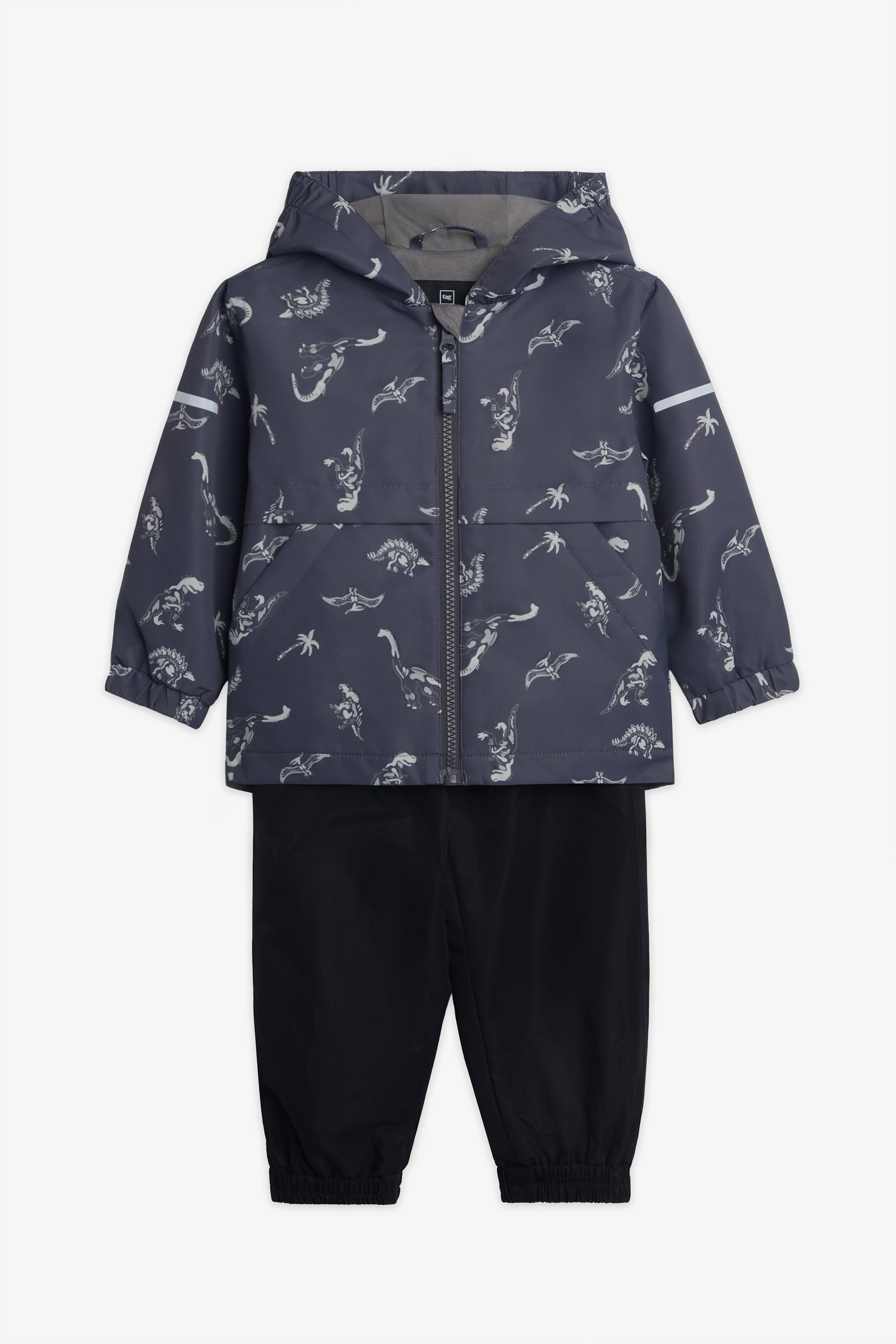 Ensemble 2 pièces imperméable - Bébé garçon && CHARBON/MULTI