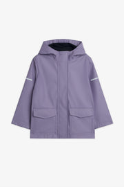 Manteau de pluie imperméable avec capuchon - Enfant fille && MAUVE