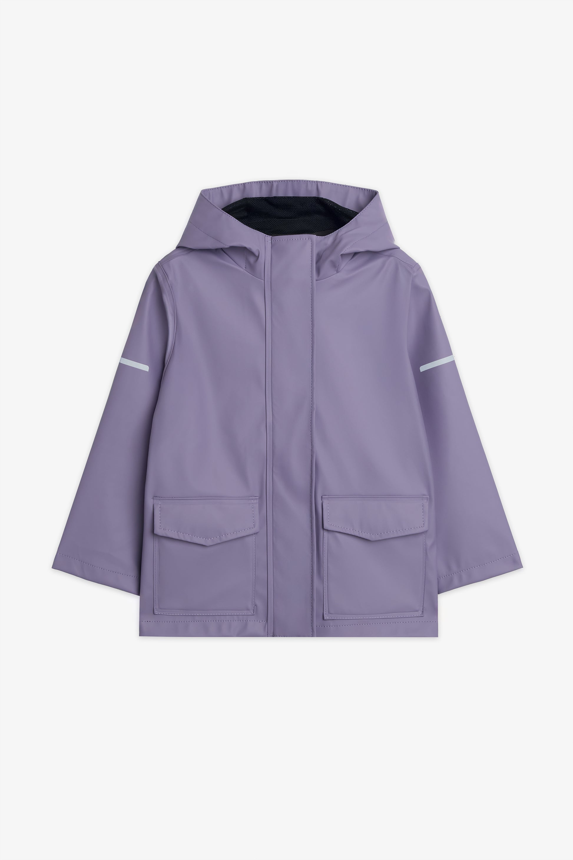 Manteau de pluie imperméable avec capuchon - Enfant fille && MAUVE