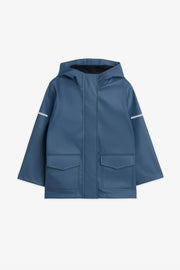 Manteau imperméable uni avec capuchon - Enfant garçon && BLEU FONCE