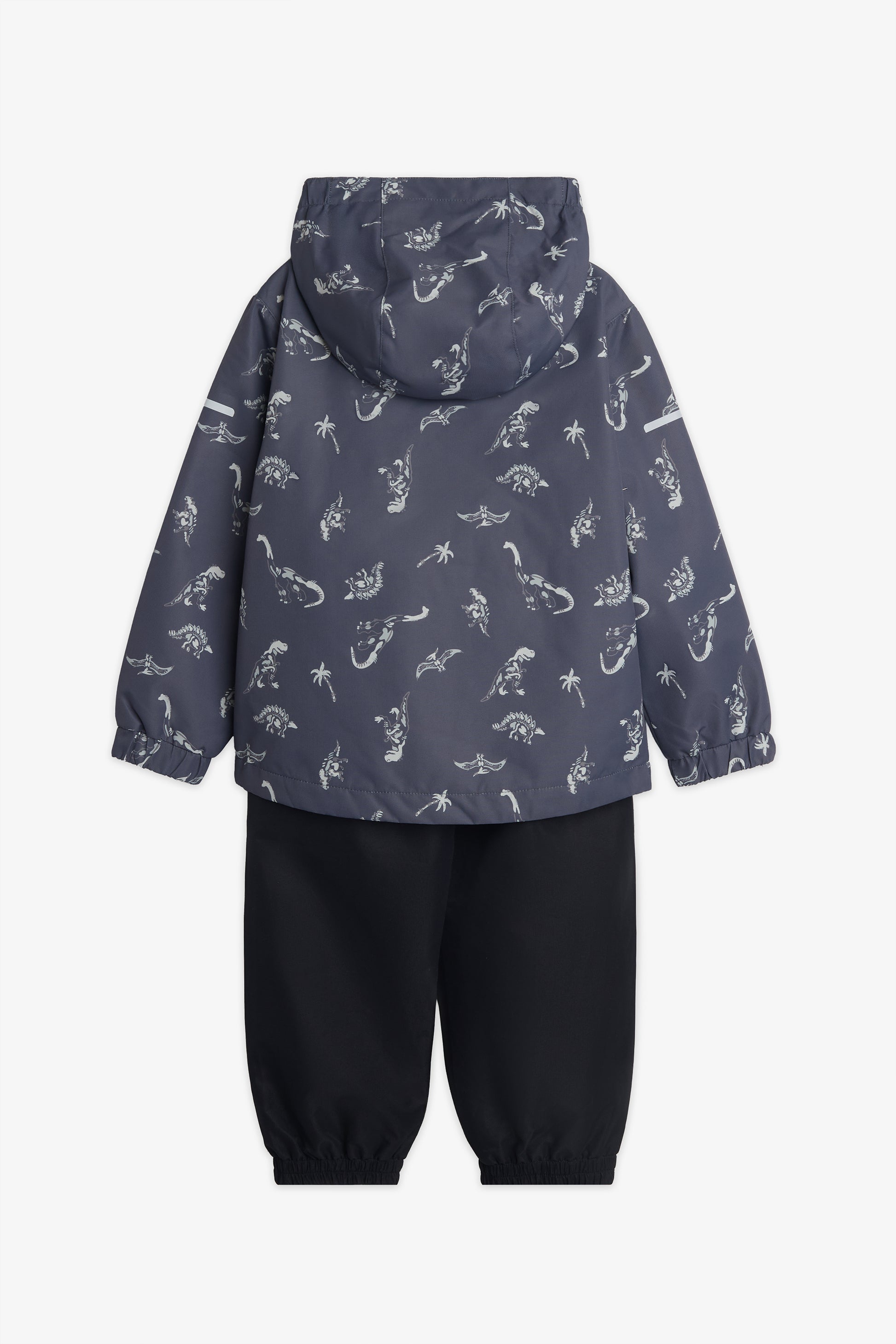 Ensemble nylon 2 pièces avec capuchon - Enfant garçon && CHARBON/MULTI