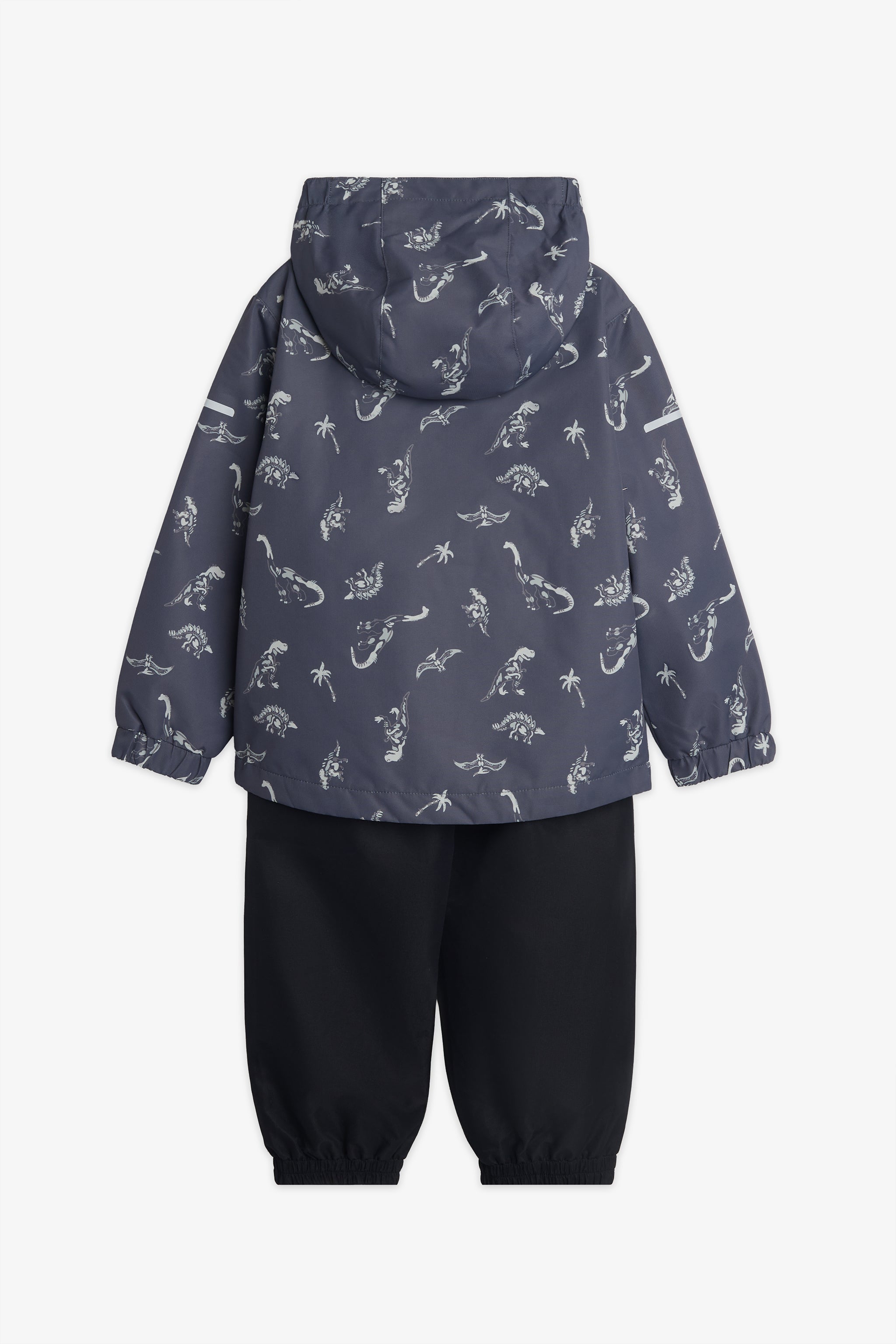 Ensemble nylon 2 pièces avec capuchon - Enfant garçon && CHARBON/MULTI