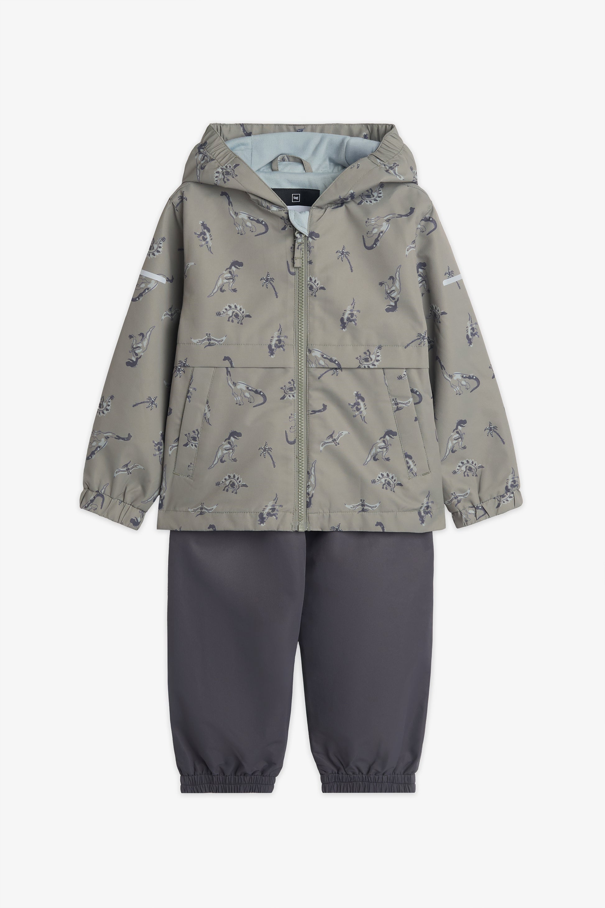 Ensemble nylon 2 pièces avec capuchon - Enfant garçon && KAKI/MULTI