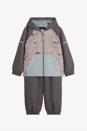 Ensemble nylon colorblock 2 pièces - Enfant fille && BEIGE/MULTI