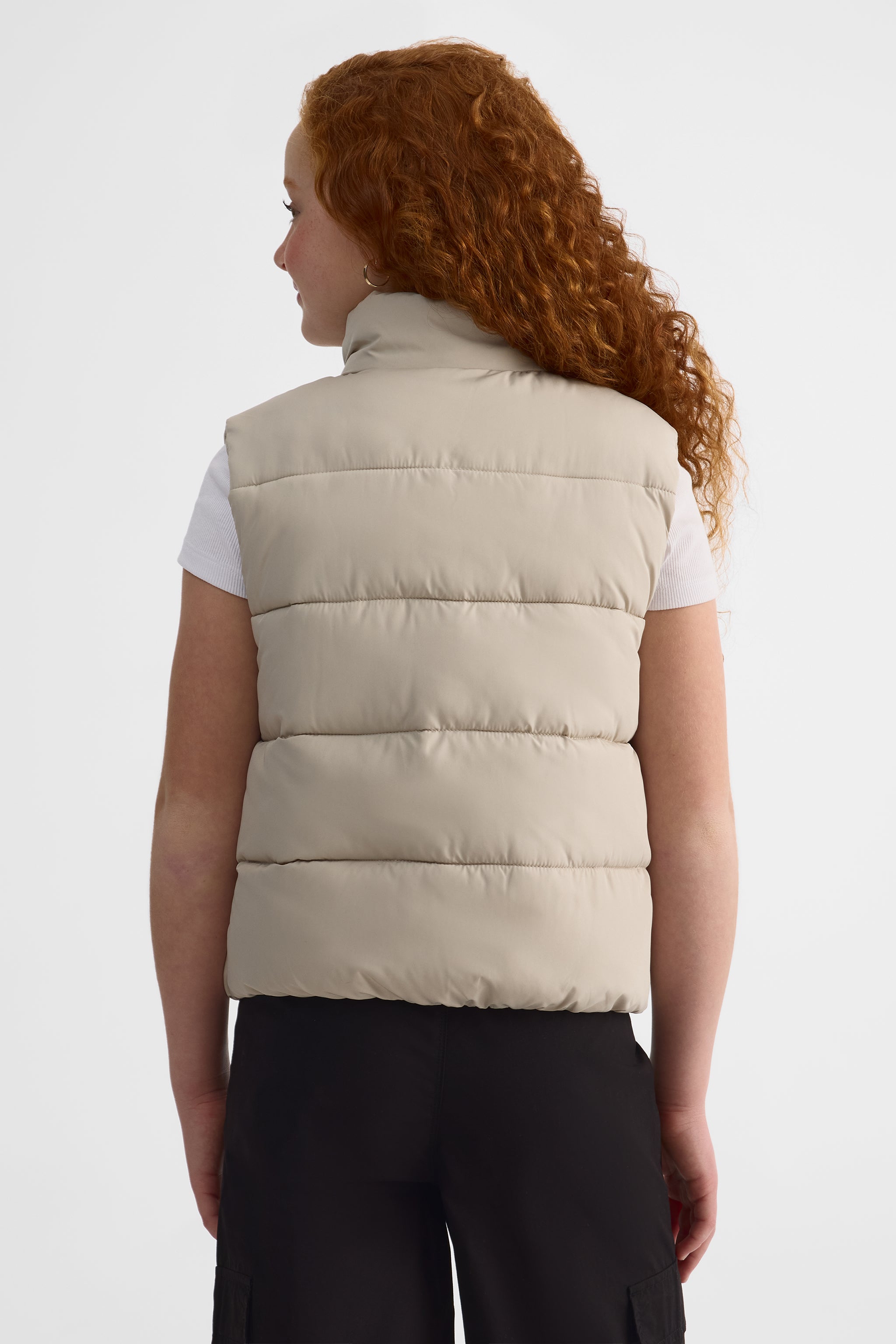 Veste S/manches doublée déperlant – Ado fille && BEIGE
