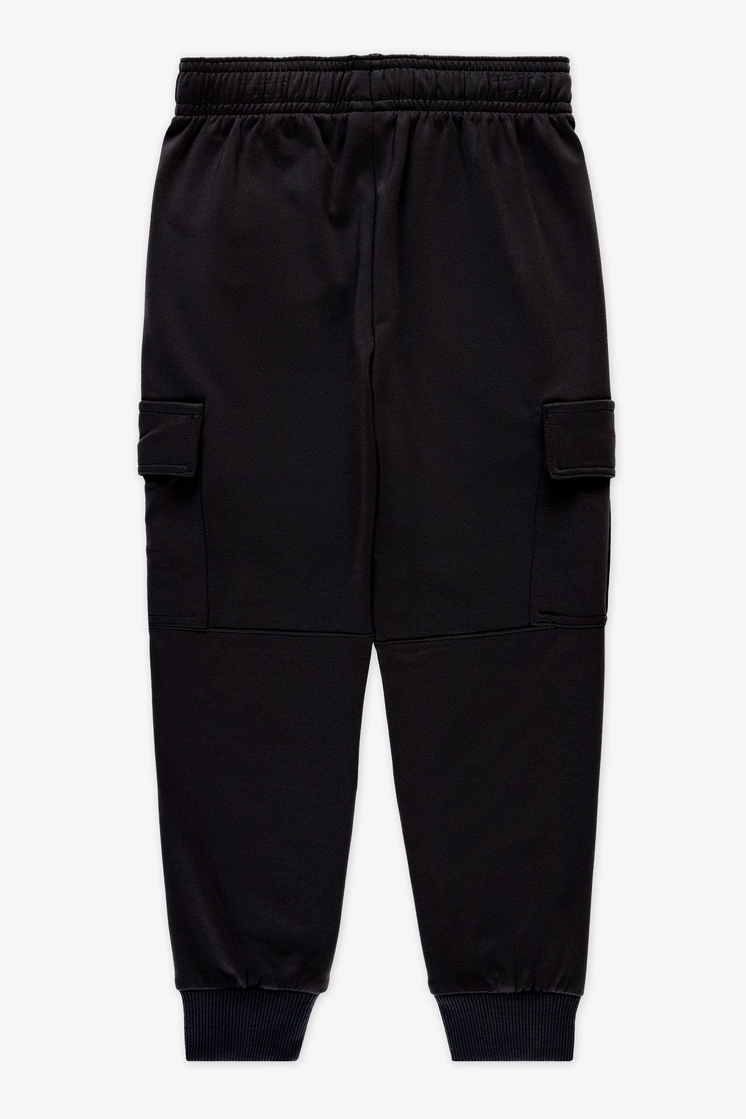 Pantalon cargo ouaté extensible - Enfant garçon && NOIR
