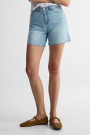 Short denim taille haute 80's – Femme && DENIM PALE