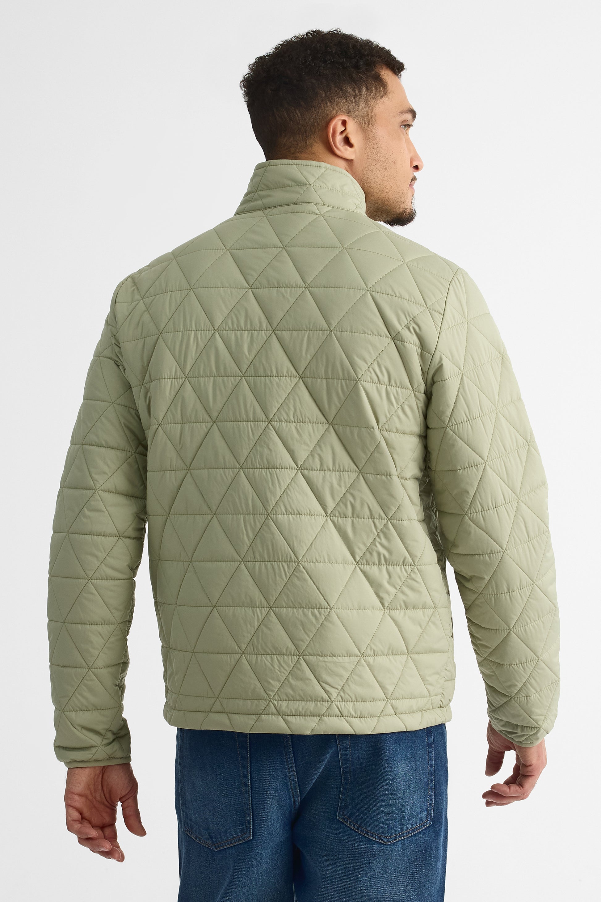 Manteau packable matelassé – Homme && KAKI