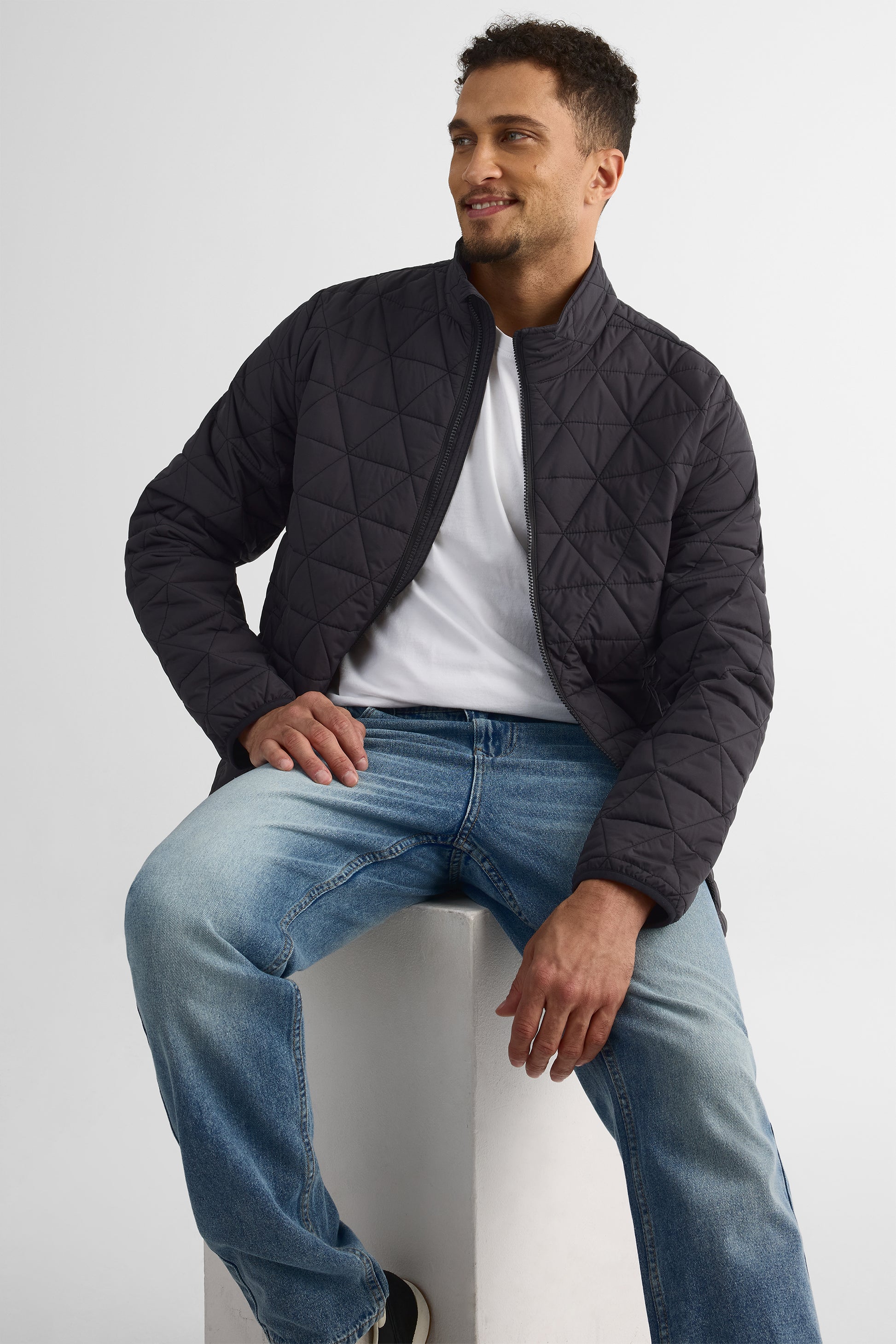 Pantalon de nuit jogger en jersey - homme && CHARBON