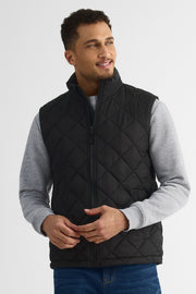 Veste sans manche col montant - Homme && NOIR