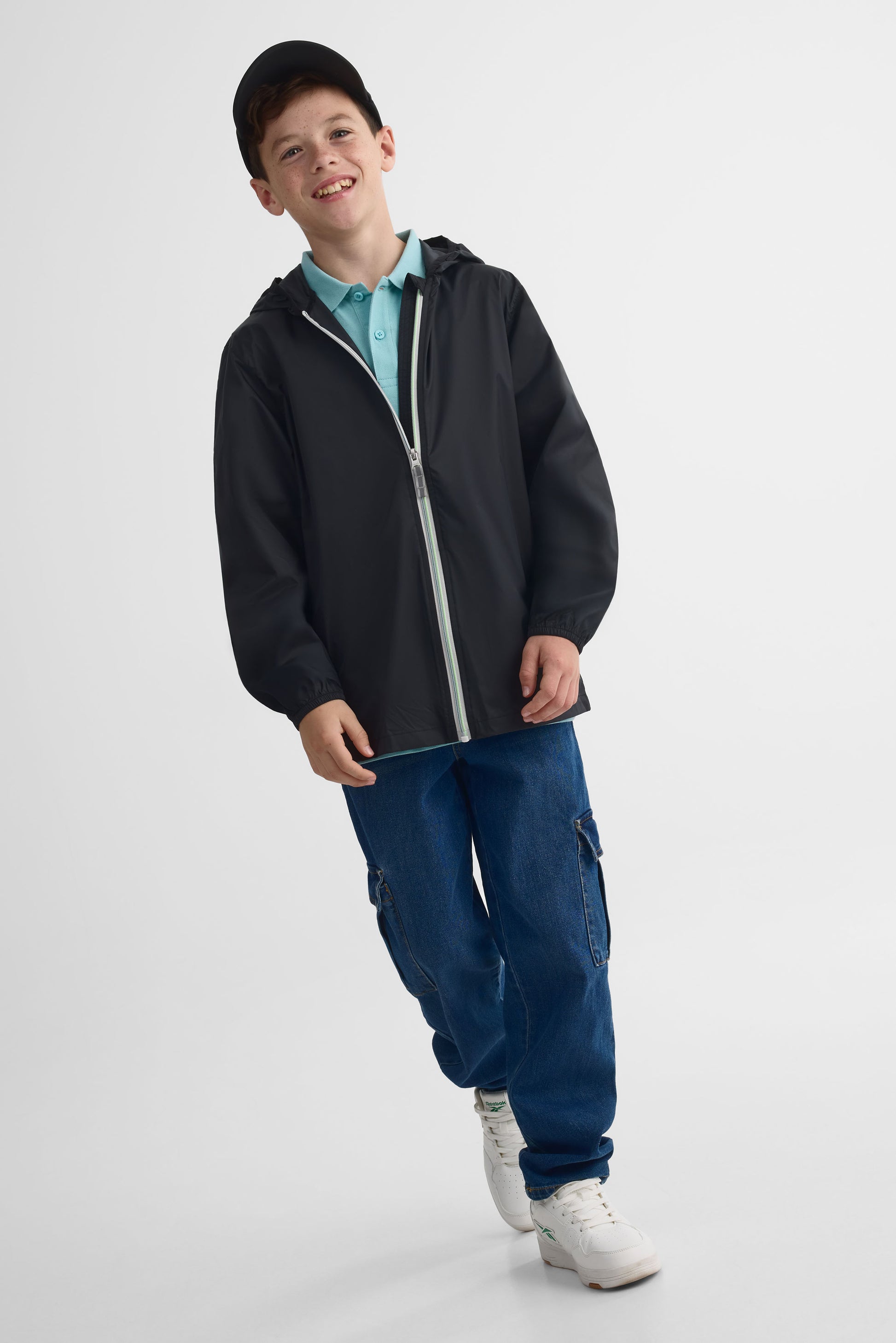 Manteau K-way compressible uni - Ado garçon && NOIR