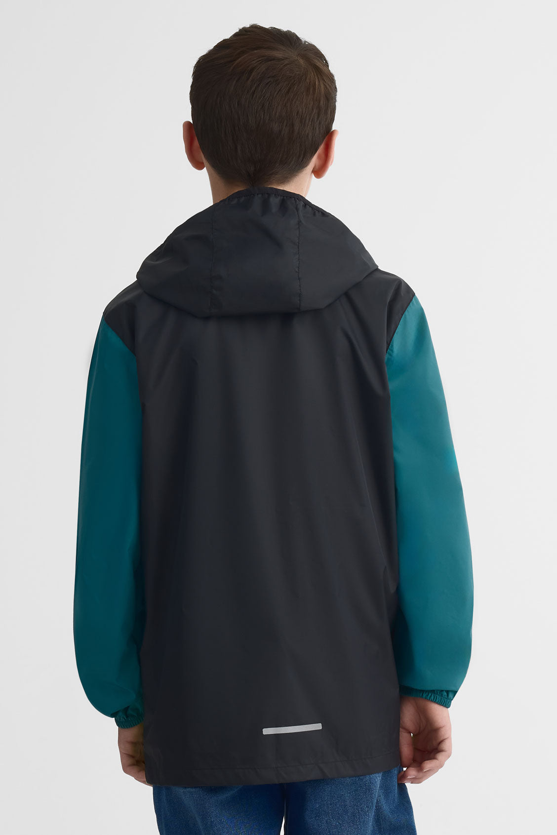 Manteau K-way colorblock compressible - Ado garçon && NOIR