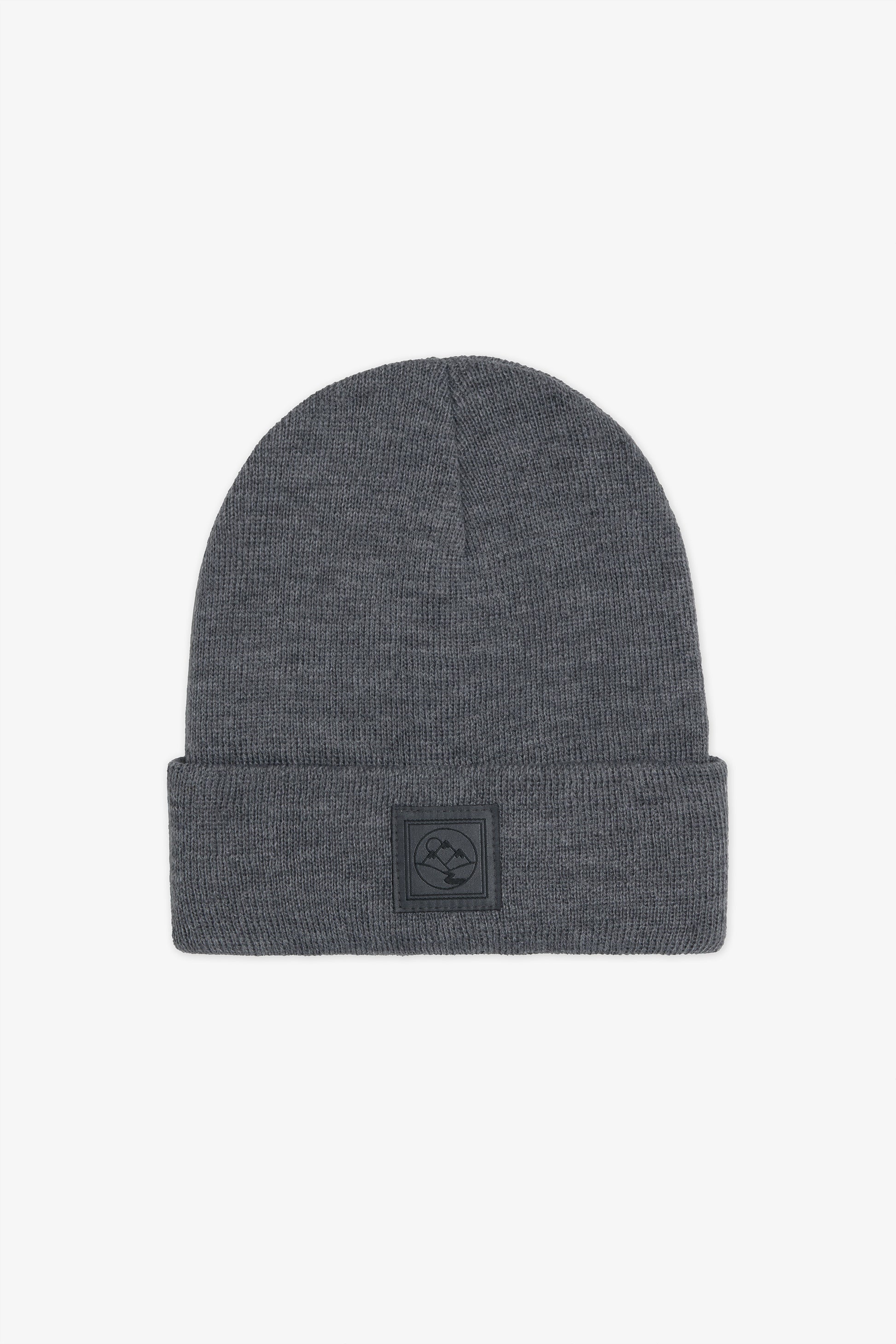 Tuque cloche unie en tricot - Ado garçon && GRIS