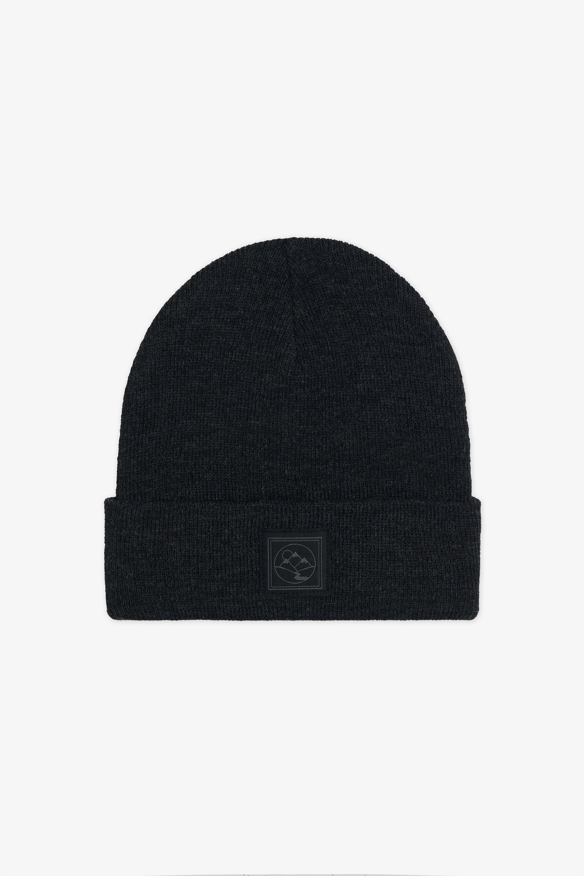 Tuque cloche unie en tricot - Ado garçon && NOIR