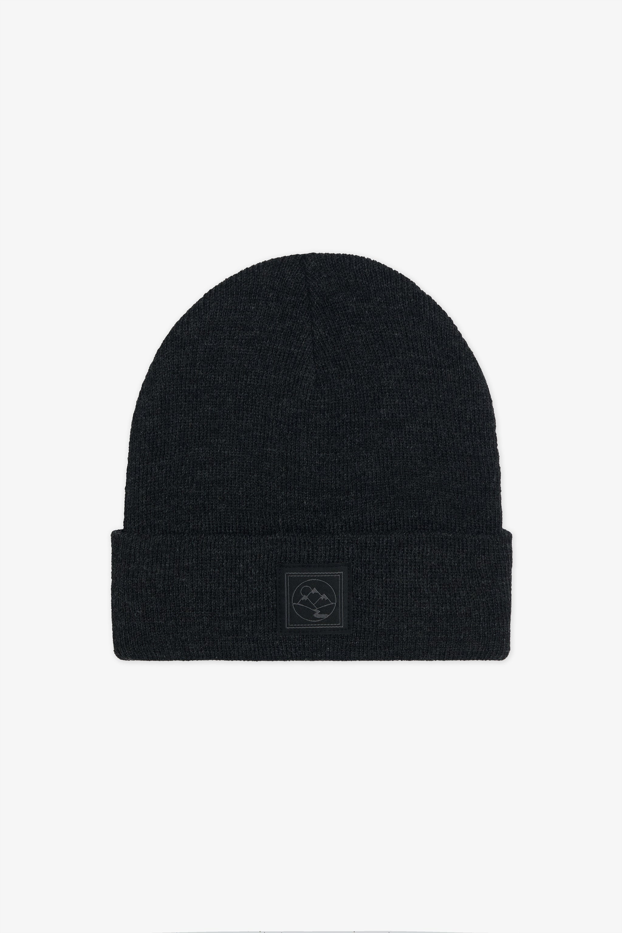 Tuque cloche unie en tricot - Ado garçon && NOIR
