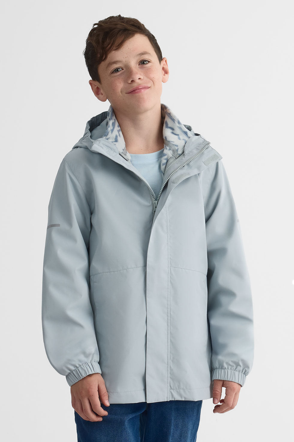 Manteau 3-en-1 résistant à l'eau - Ado garçon && VERT DE GRIS