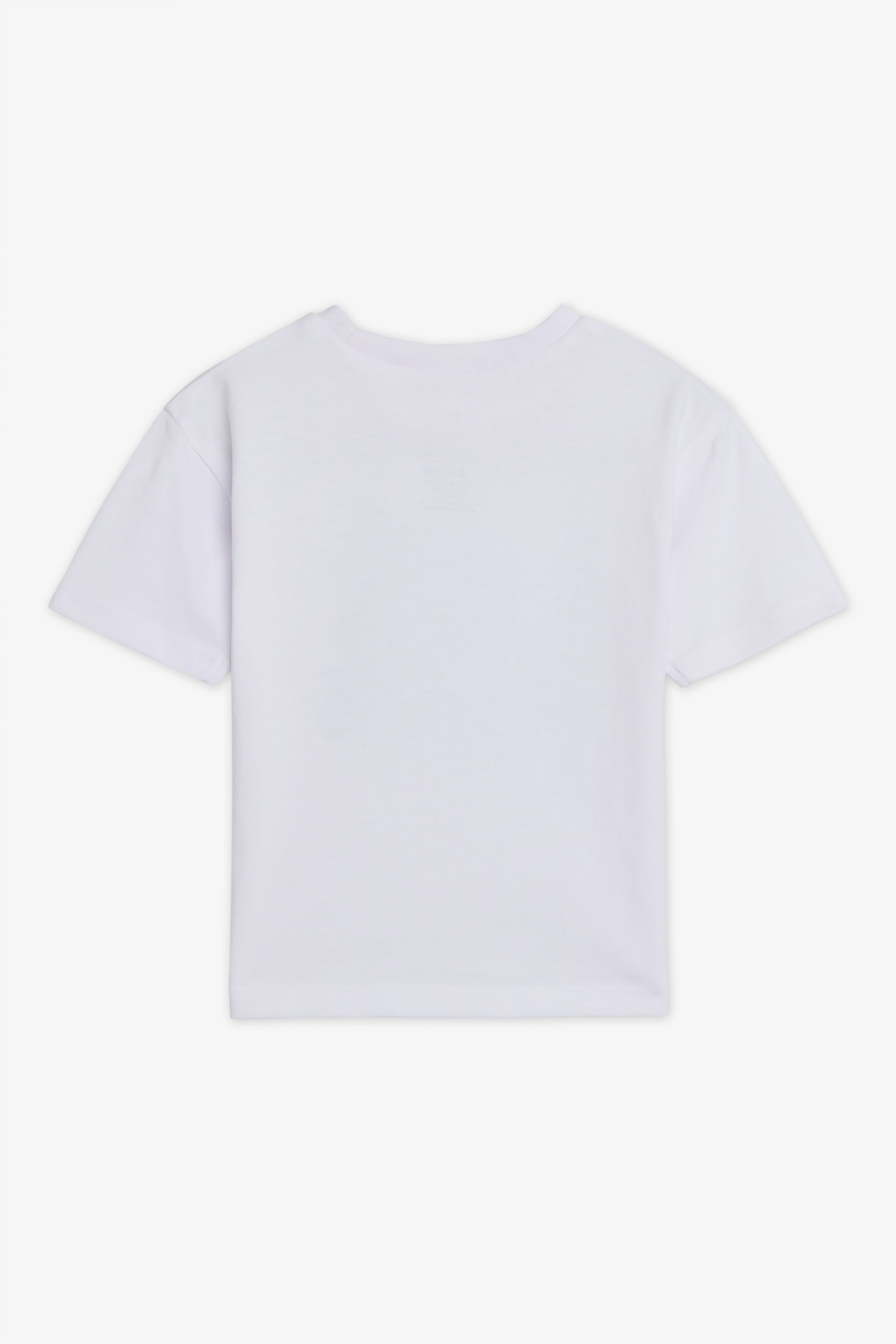 Chandail m/courtes boxy avec imprimé - Bébé garçon 2/15$ && BLANC