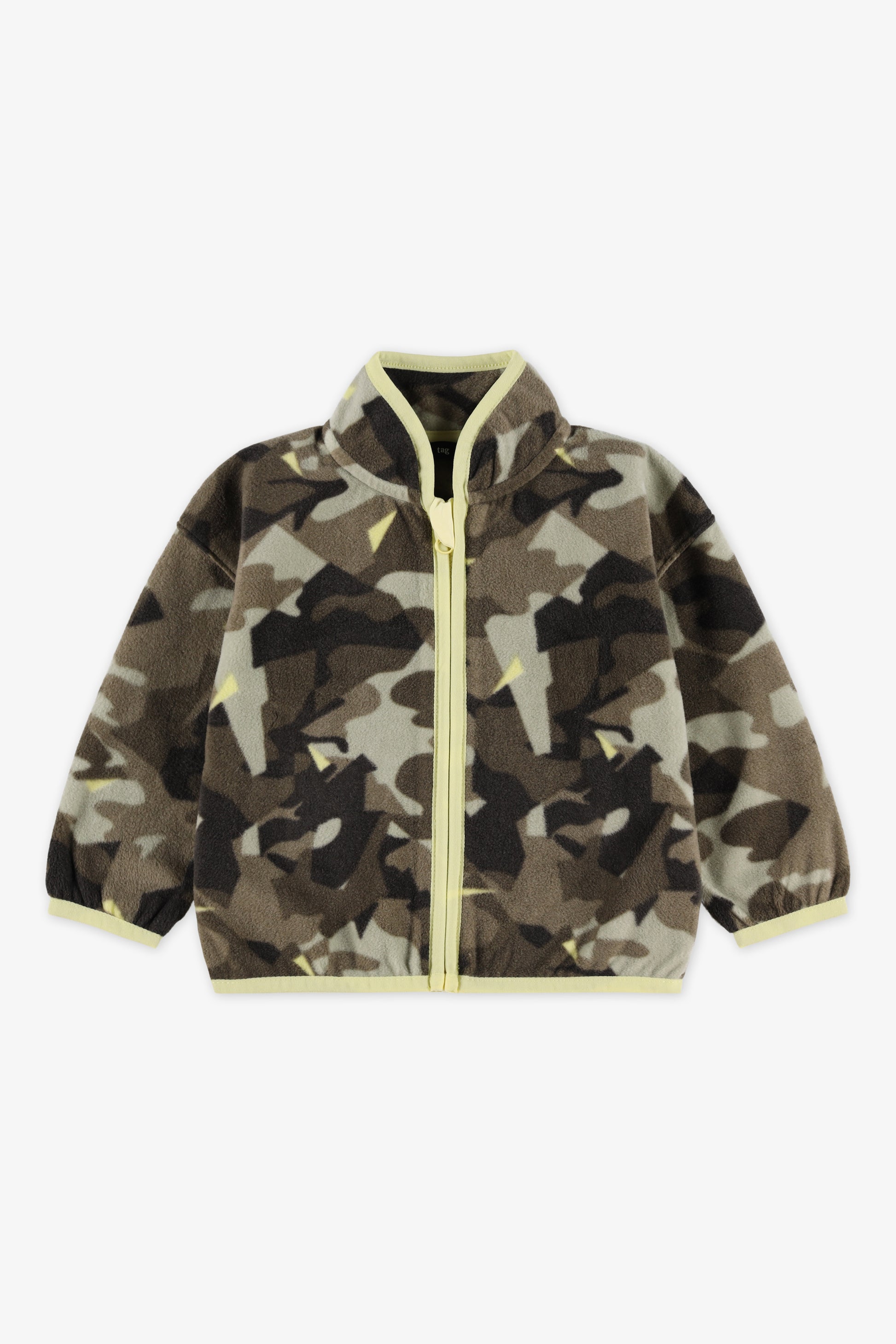 Veste polaire à manches longues - Bébé garçon && KAKI