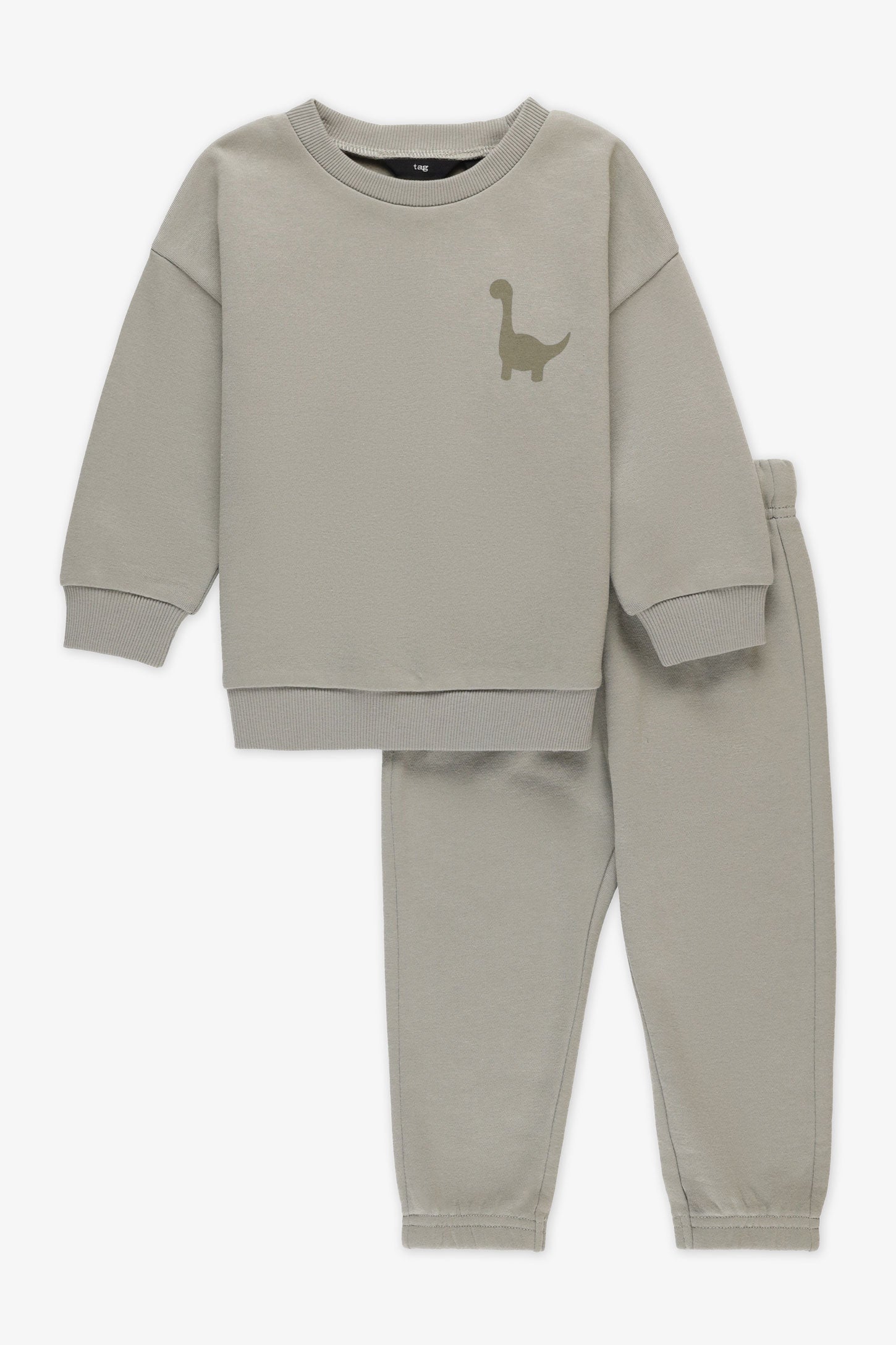 Ensemble 2 pièces, chandail et pantalon - Bébé garçon && KAKI