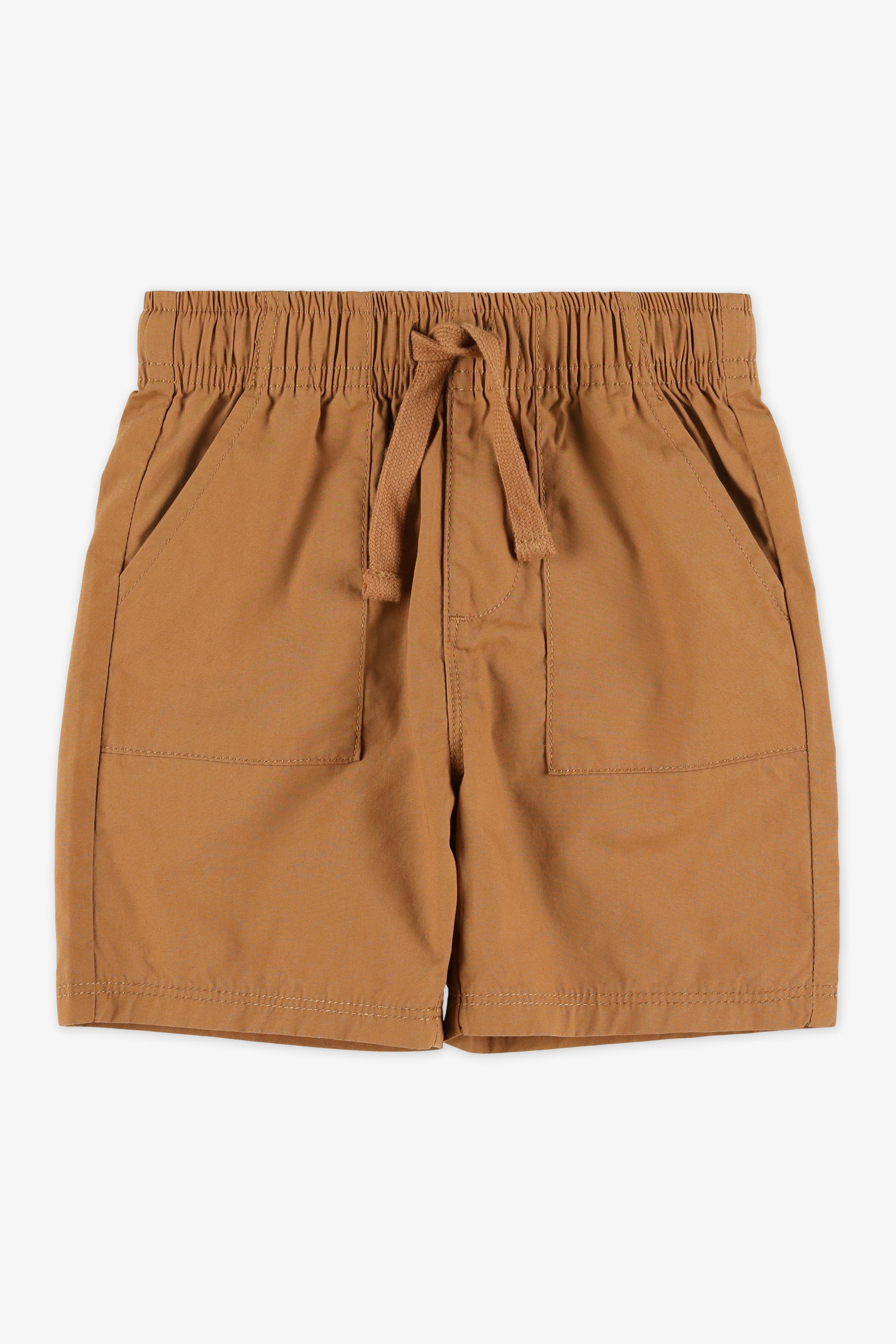 Short bermuda en popeline - Bébé garçon && BRUN