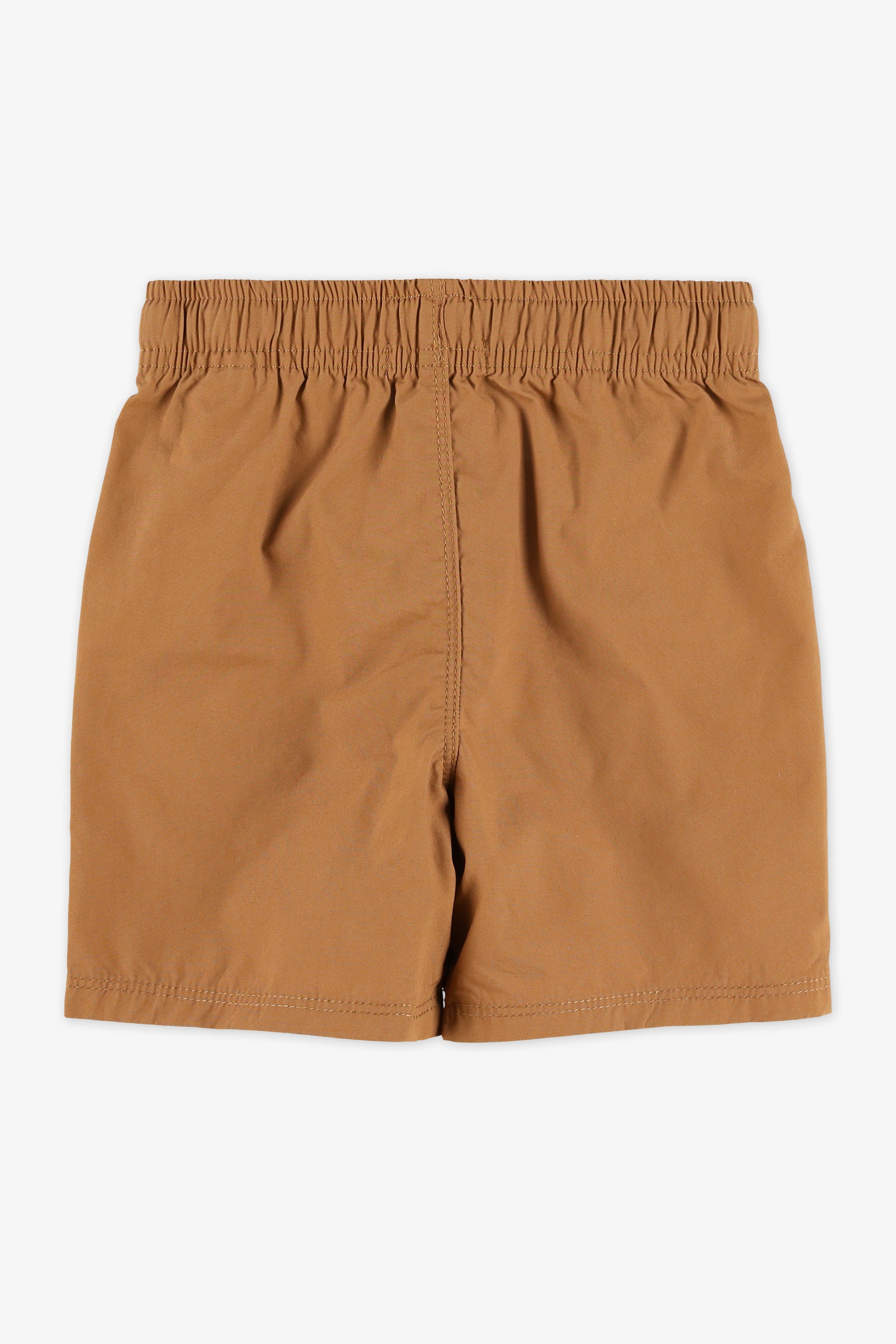 Short bermuda en popeline - Bébé garçon && BRUN