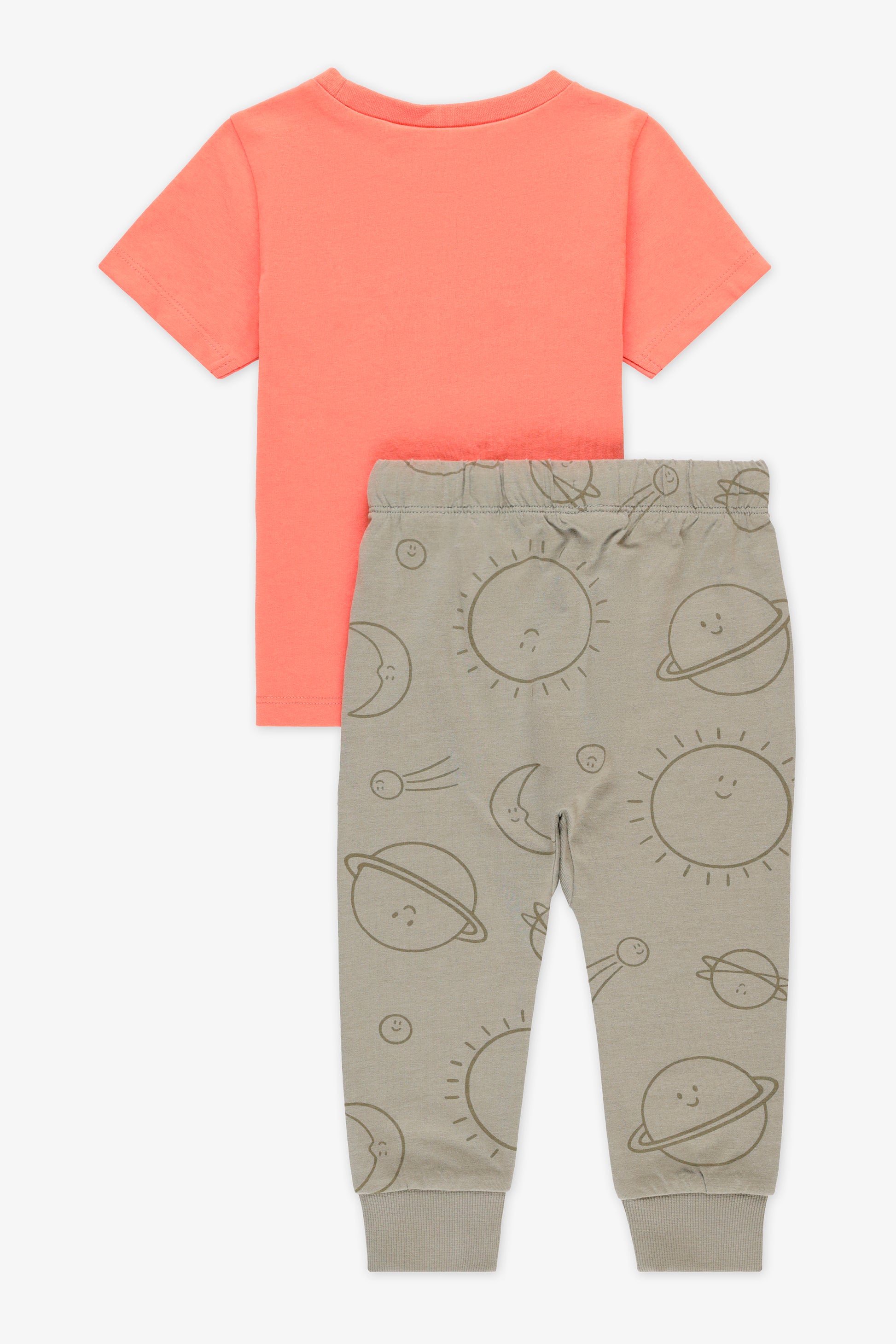 Ensemble 2 Mcx Chandail & Jogger - Bébé garçon && ORANGE