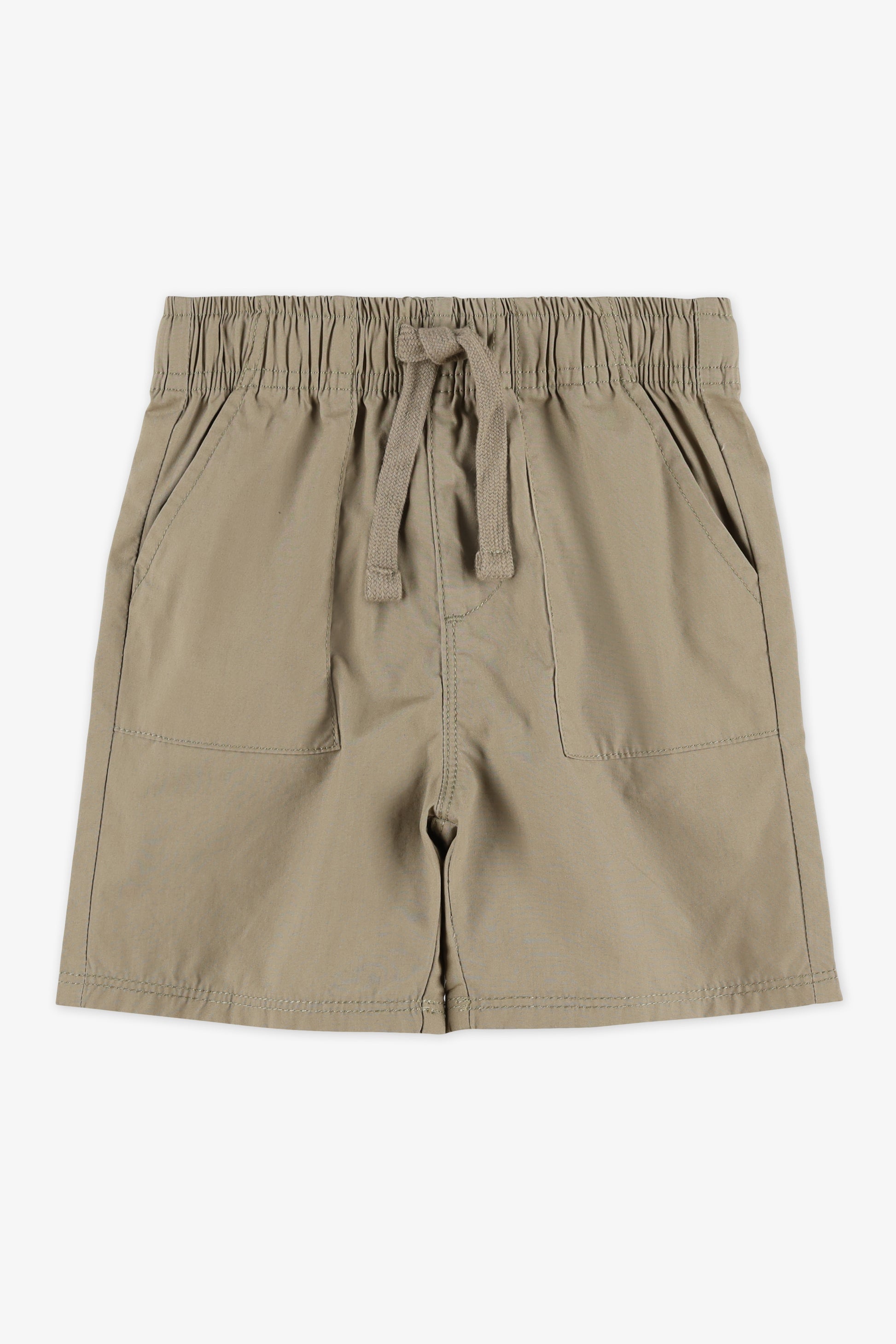 Short bermuda en popeline - Bébé garçon && GRIS