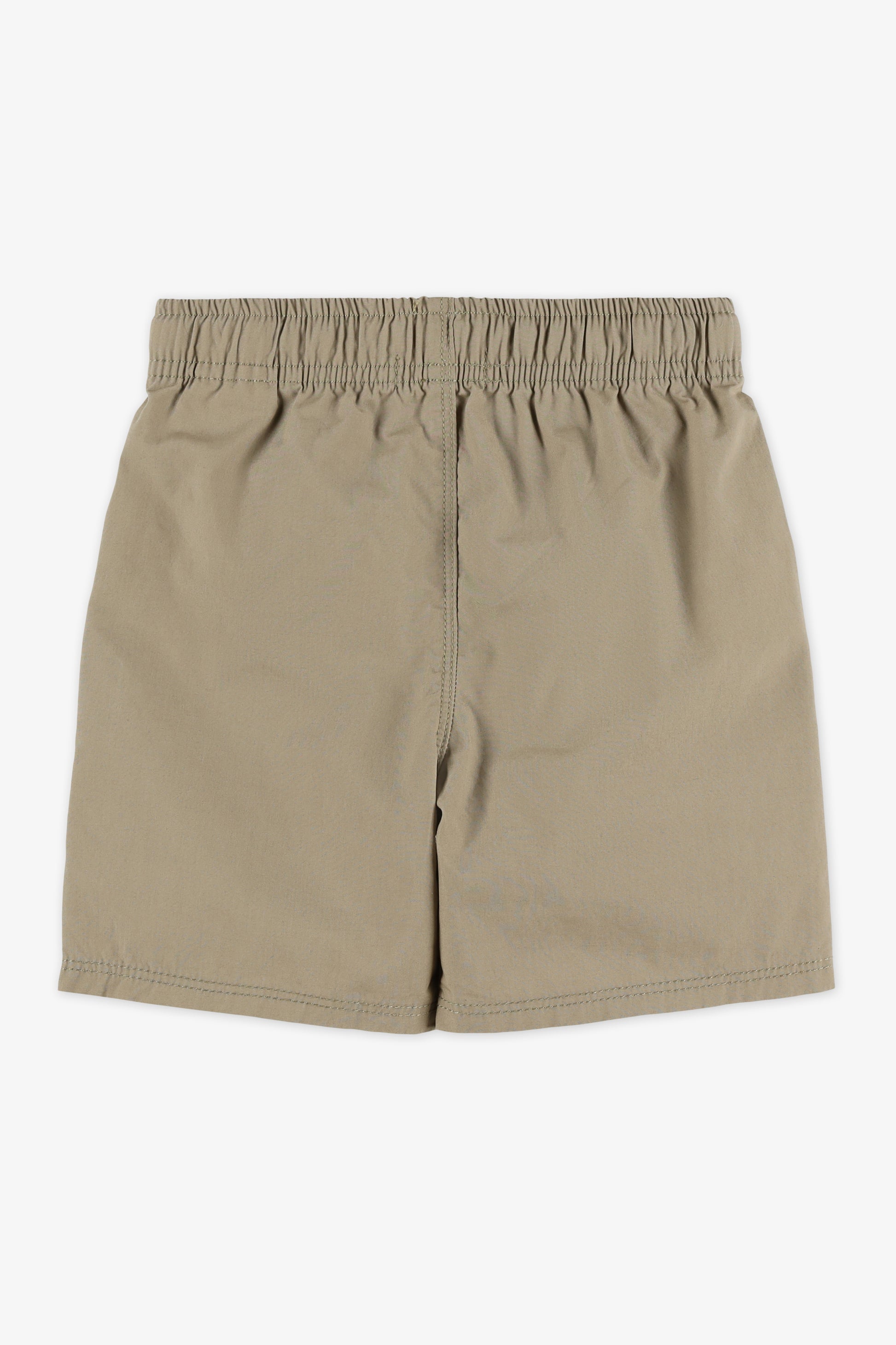 Short bermuda en popeline - Bébé garçon && GRIS