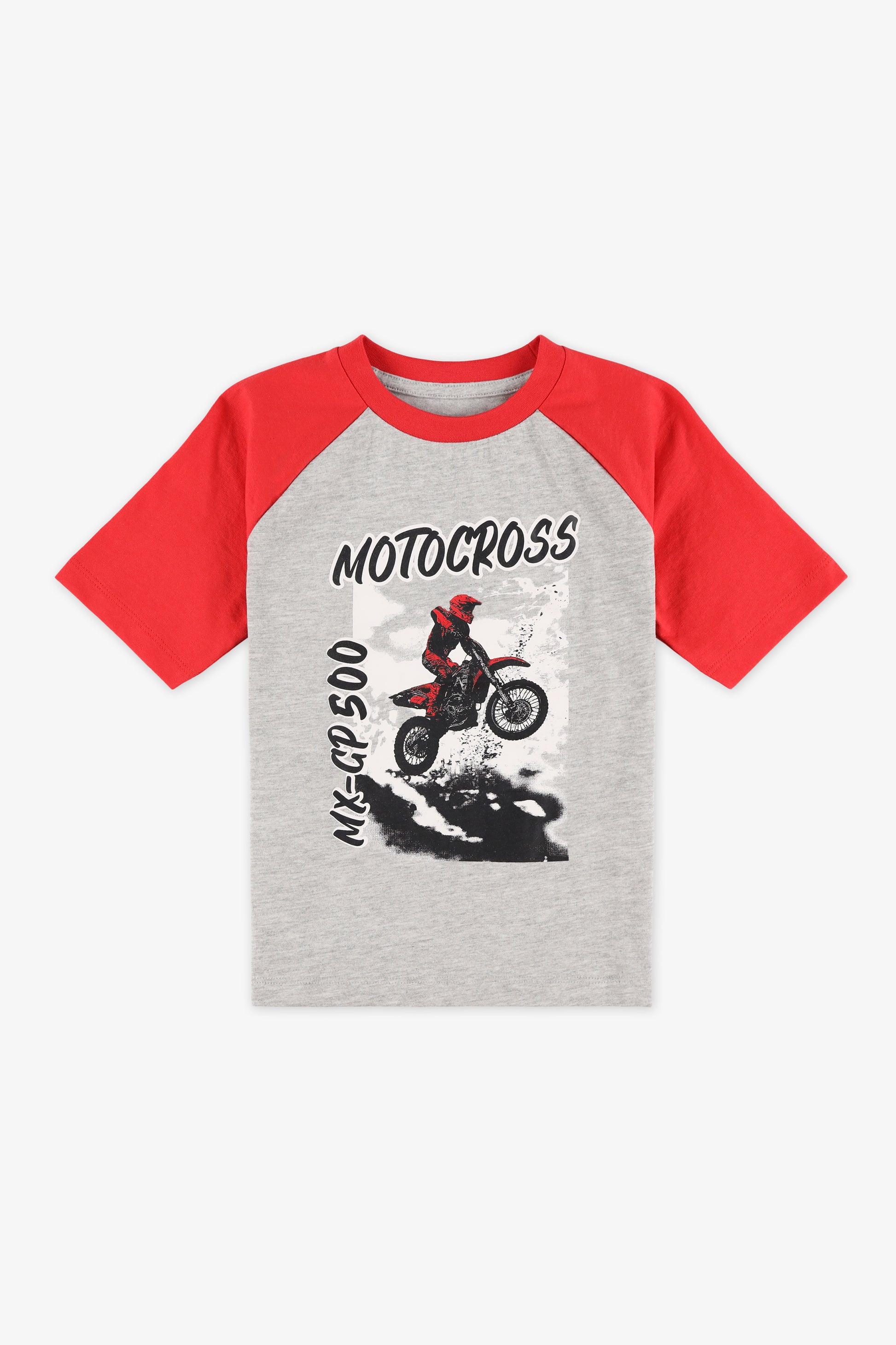 Chandail Raglan M/courtes – Enfant garçon 2/20$ && ROUGE