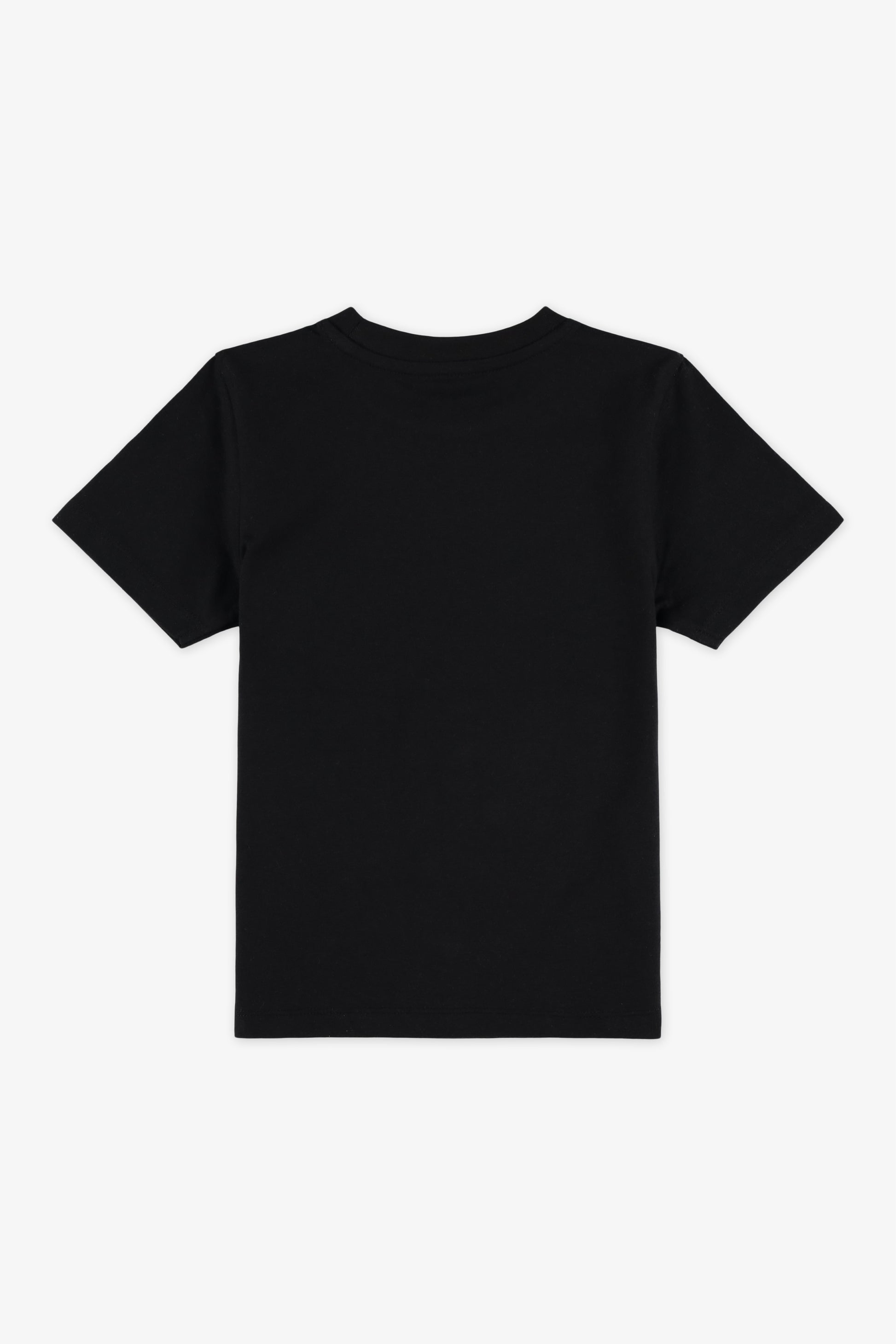 Chandail m/courtes uni avec imprimé - Enfant garçon 2/20$ && NOIR