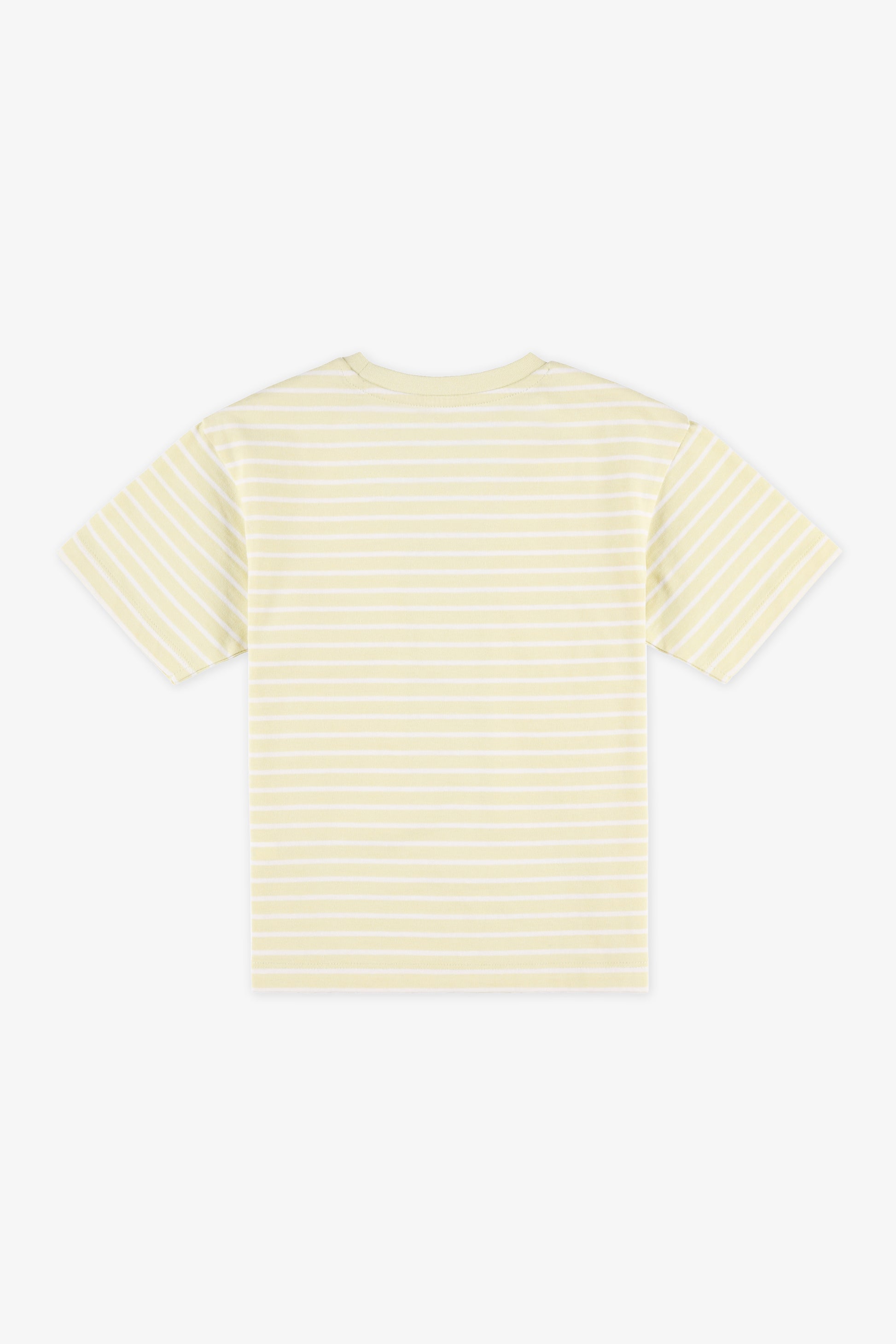Chandail m/courtes boxy rayé - Enfant garçon 2/20$ && JAUNE/MULTI