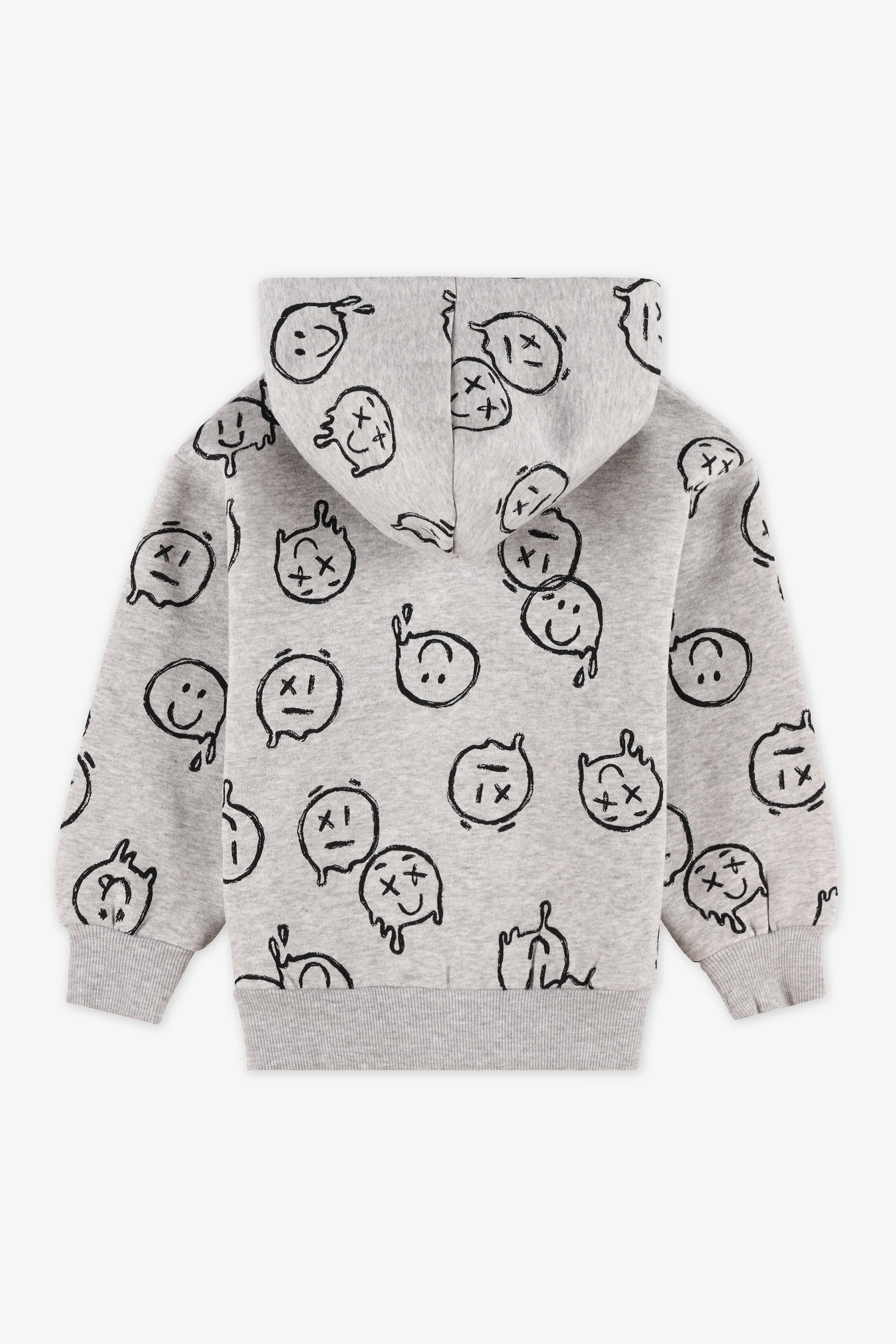 Chandail ouaté à capuchon – Bébé garçon && GRIS MULTI