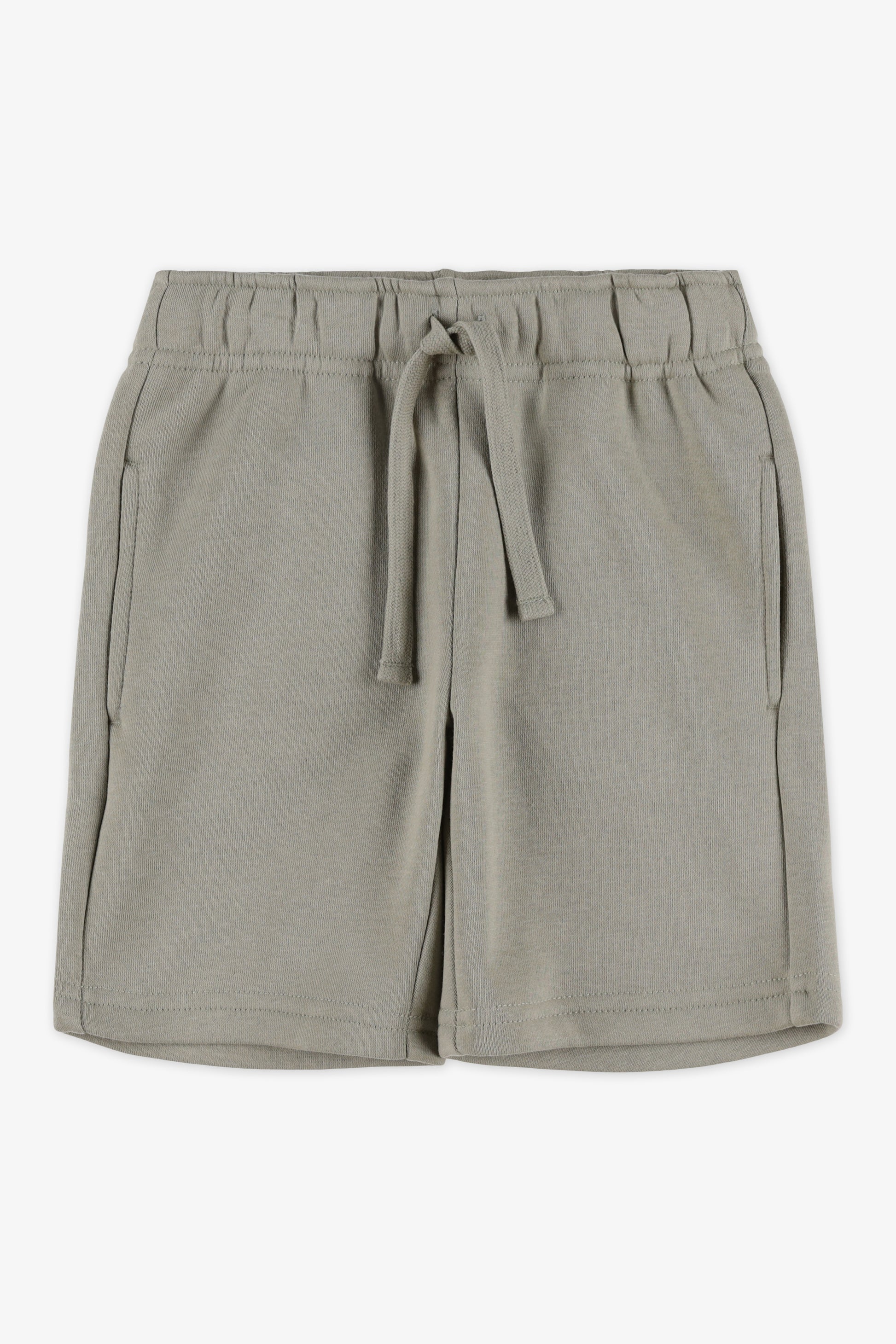 Short bermuda pull-on en molleton - Enfant garçon && KAKI