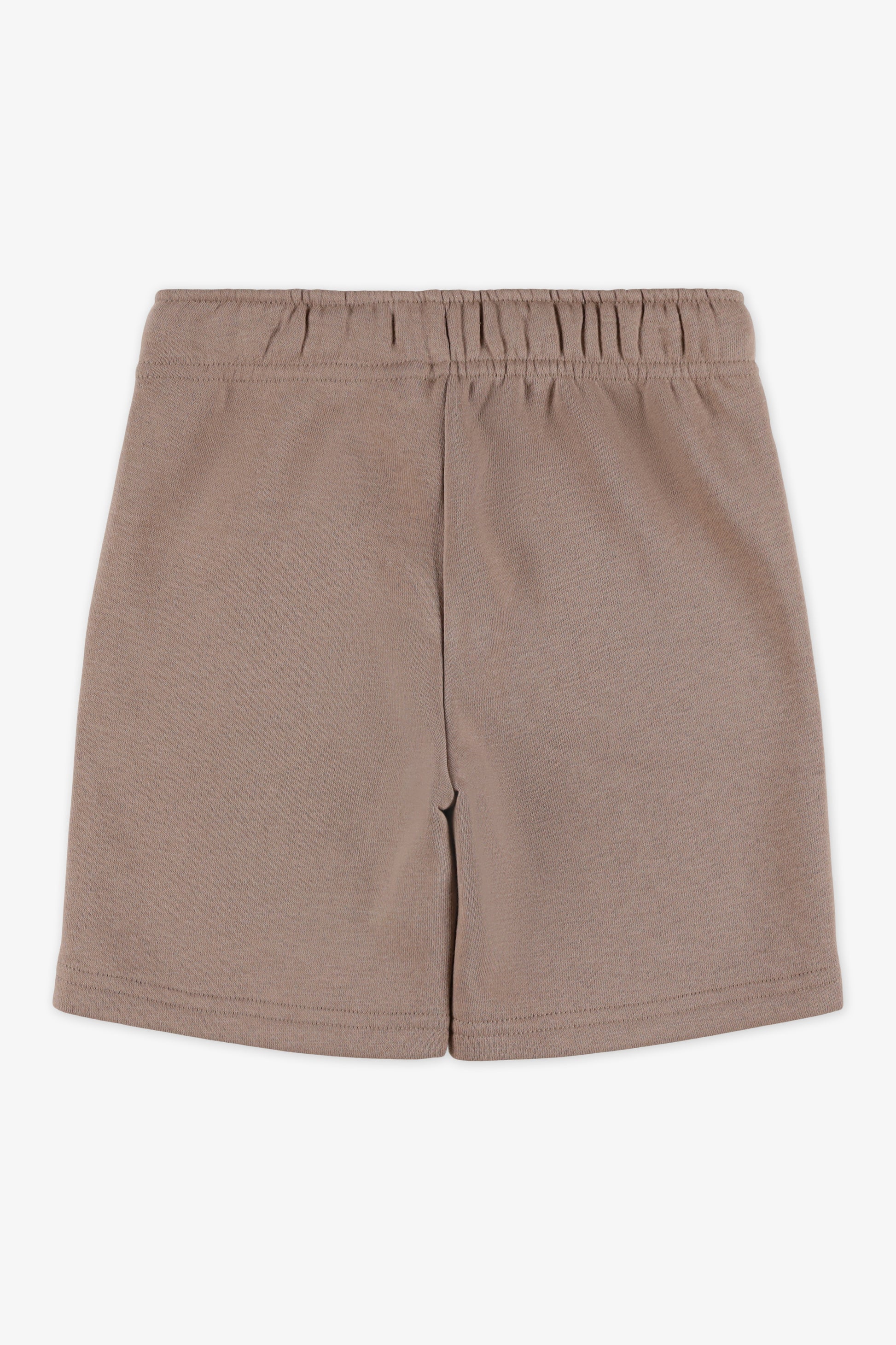 Short bermuda pull-on en molleton - Enfant garçon && TAUPE