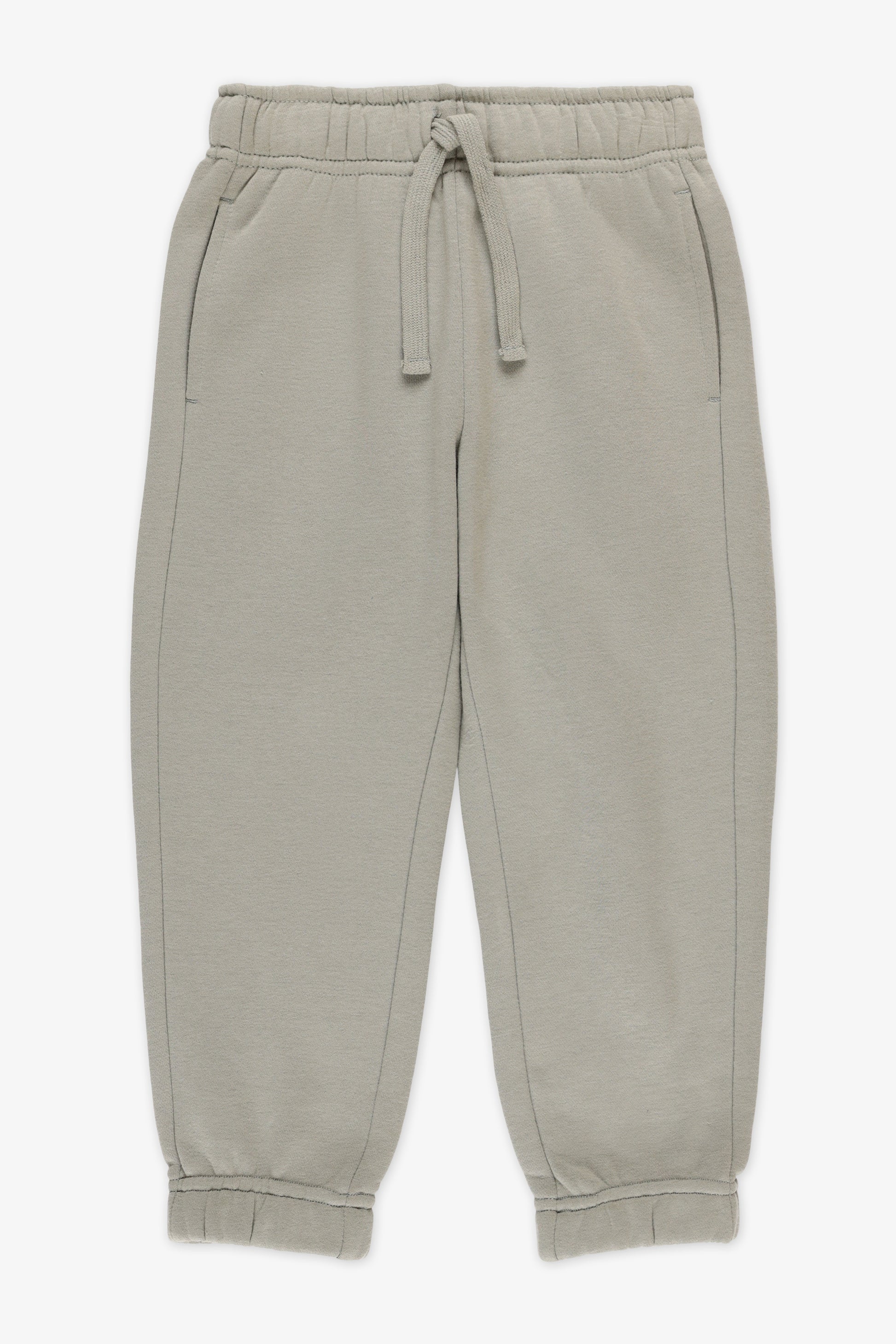 Pantalon jogger ouaté élastique - Enfant garçon && KAKI