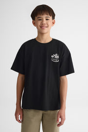 Chandail m/courtes oversize uni – Ado garçon 2/25$ && NOIR