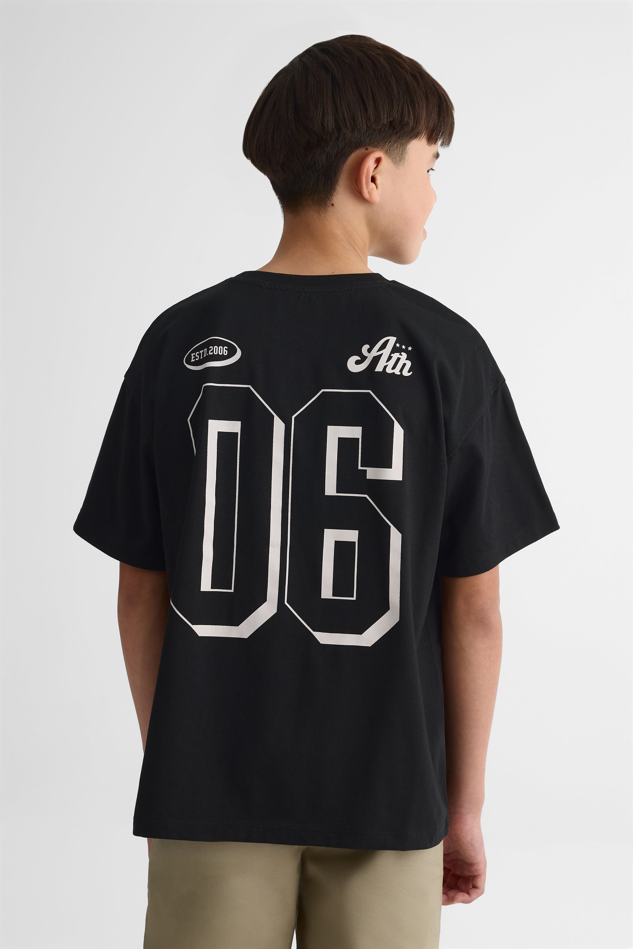 Chandail m/courtes oversize uni – Ado garçon 2/25$ && NOIR