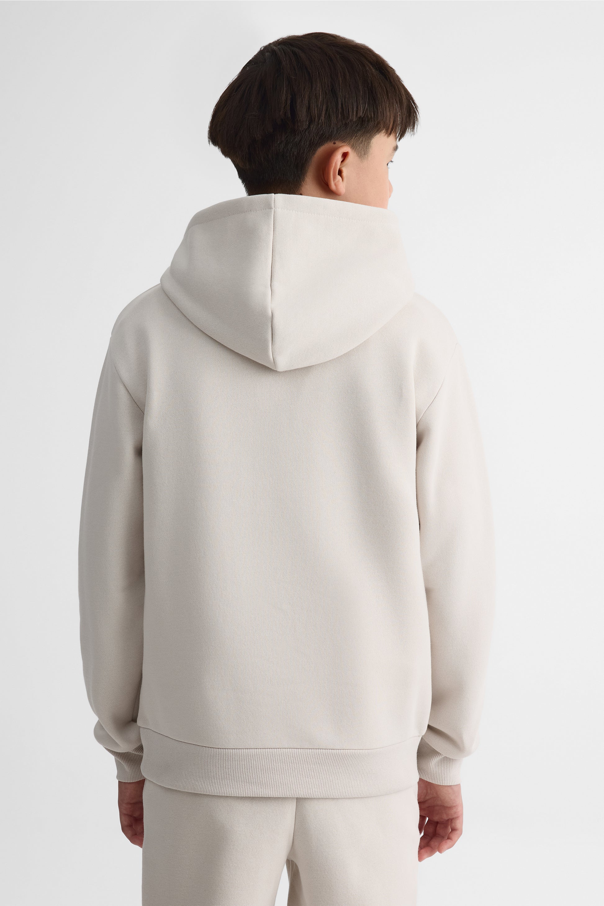 Chandail ouaté boxy à capuchon - Enfant garçon && BEIGE