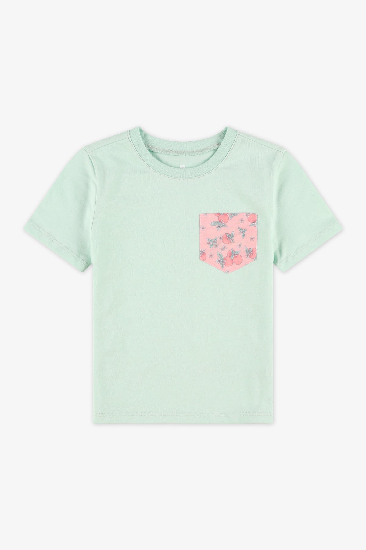 Chandail M/courtes avec poche - Bébé fille 2/20$ && VERT