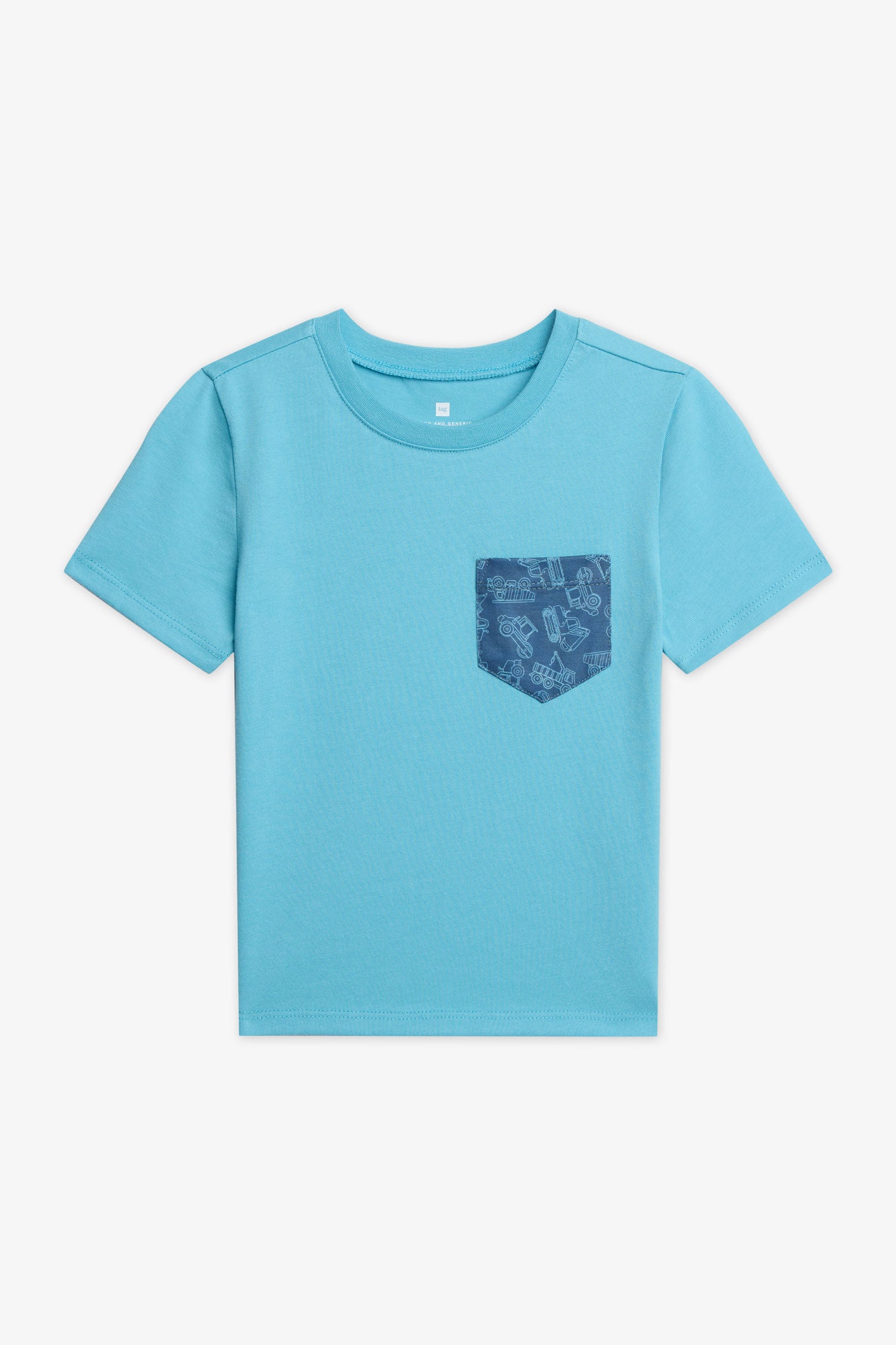 Chandail m/courtes col rond – Enfant garçon 2/20$ && BLEU