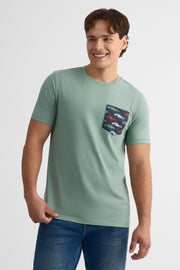 Chandail col rond coupe droite – Femme 2/30$ && VERT