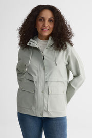 Manteau de ville oversize avec capuchon - Ado garçon && GRIS