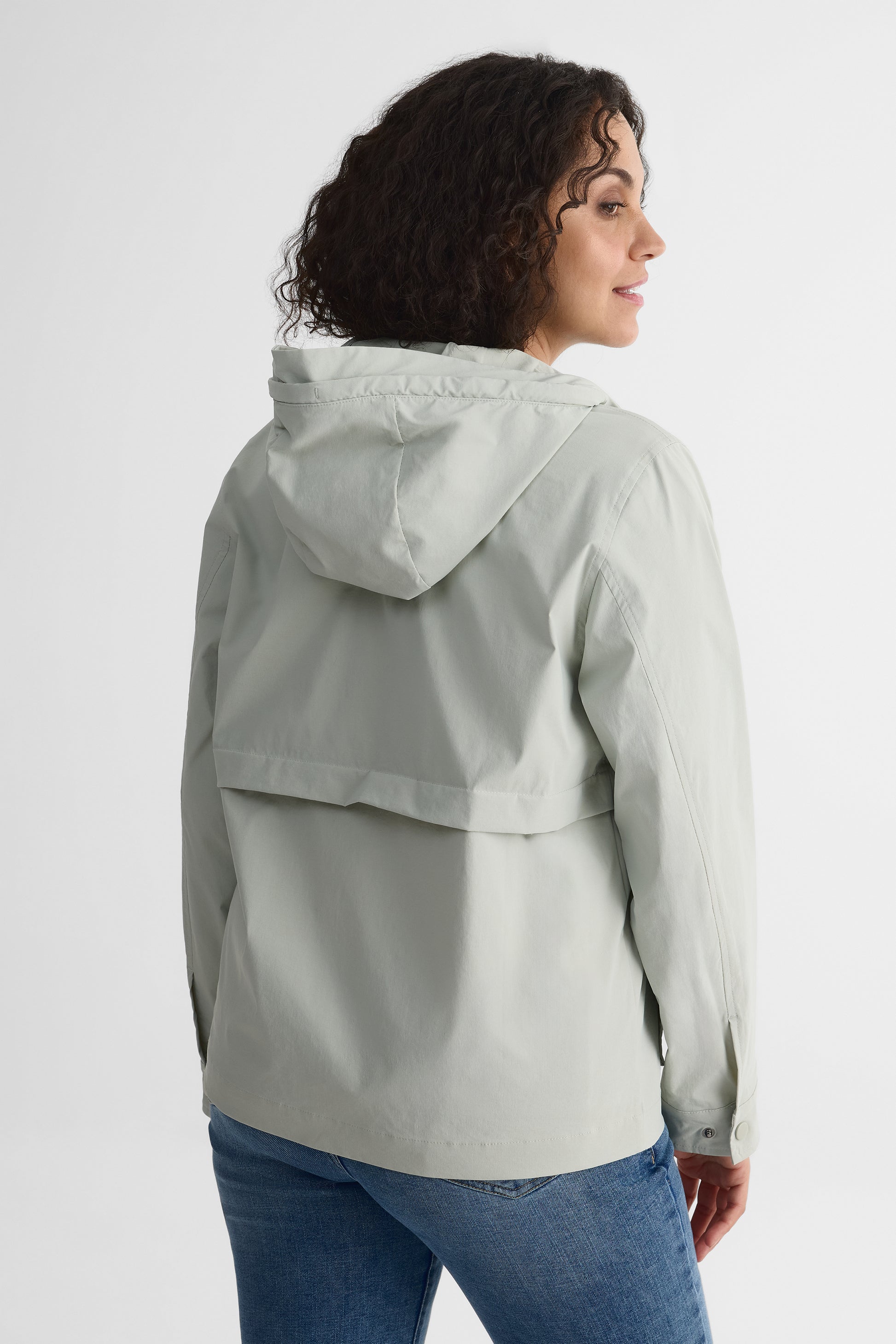 Manteau de ville oversize avec capuchon - Ado garçon && GRIS